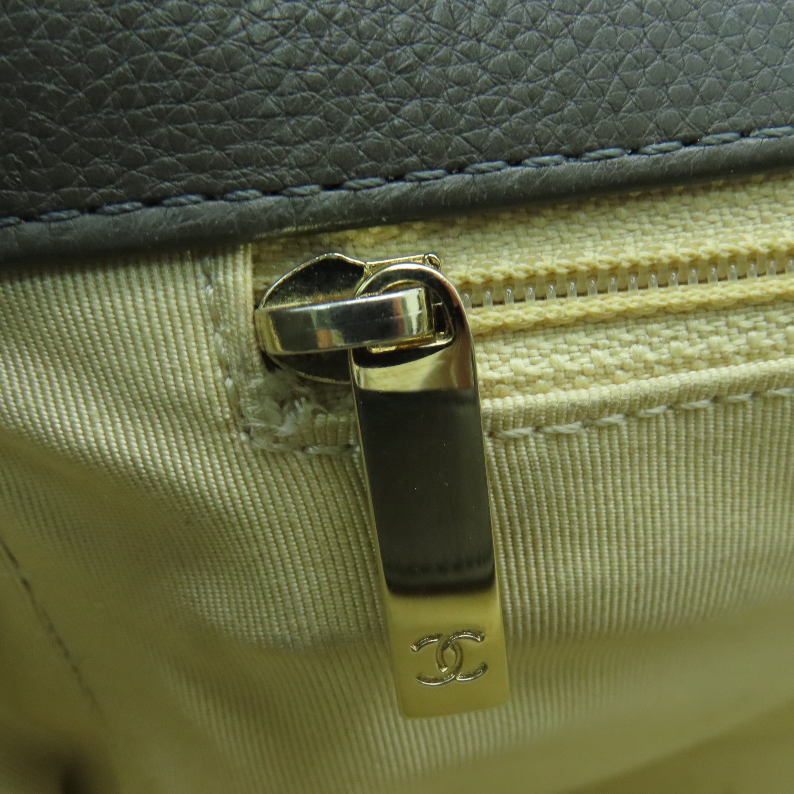 CHANEL 【激減優惠】牛皮皮革2way Shoulder Bag金扣手挽肩背兩用袋