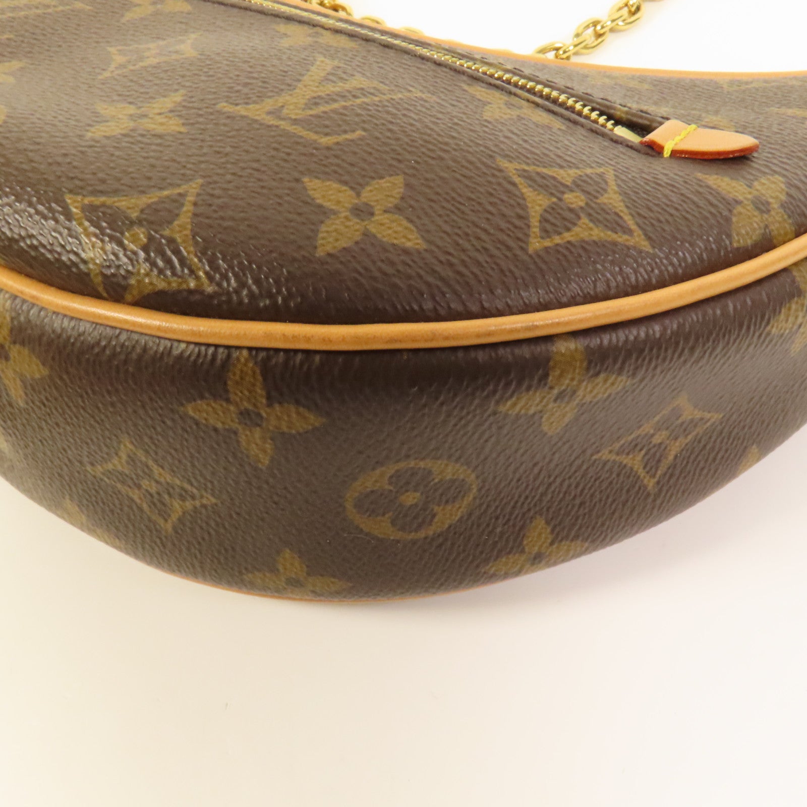 LOUIS VUITTON Monogram Loop金扣肩背袋棕色