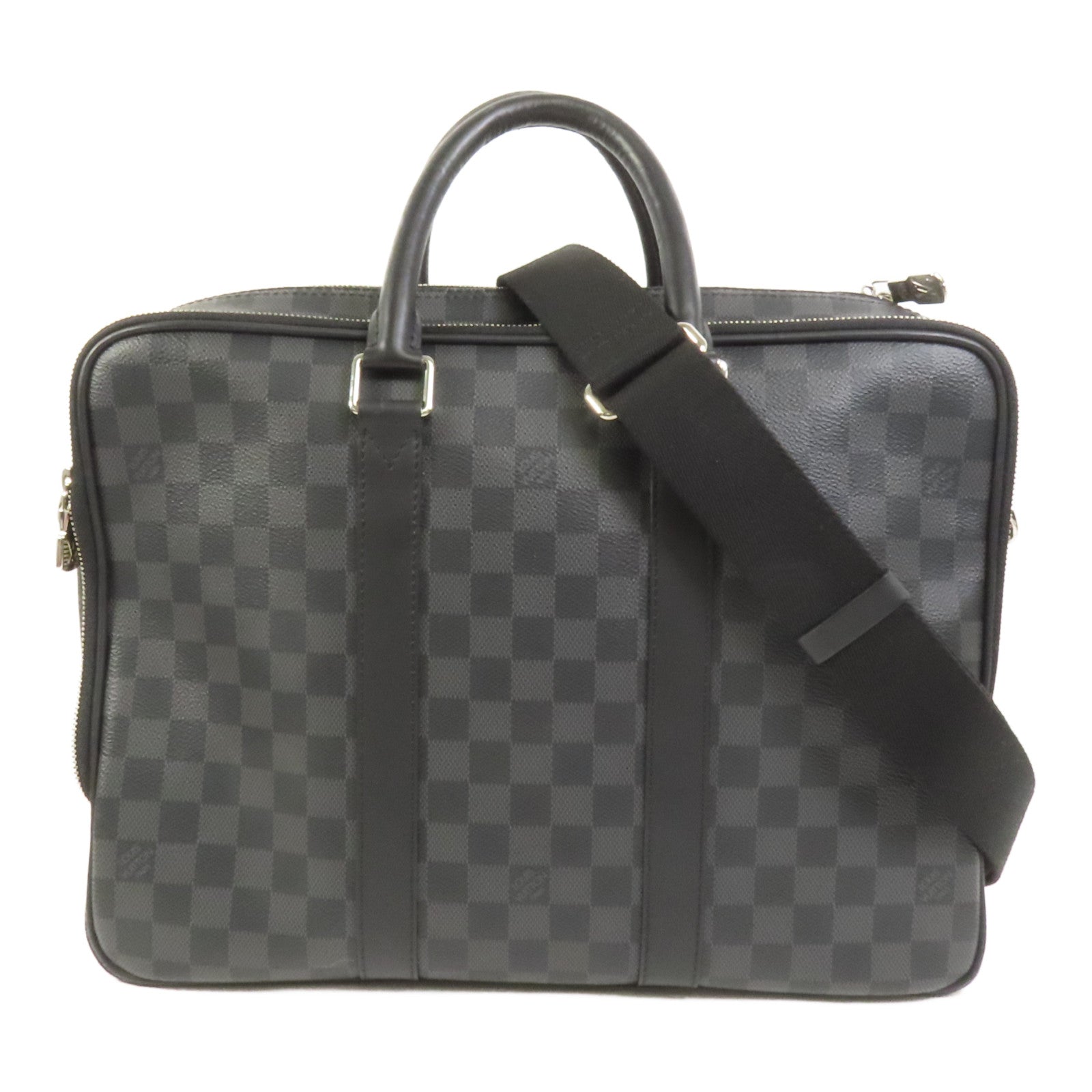 LOUIS VUITTON Damier Graphite ICareNM Briefcase手挽肩背兩用袋