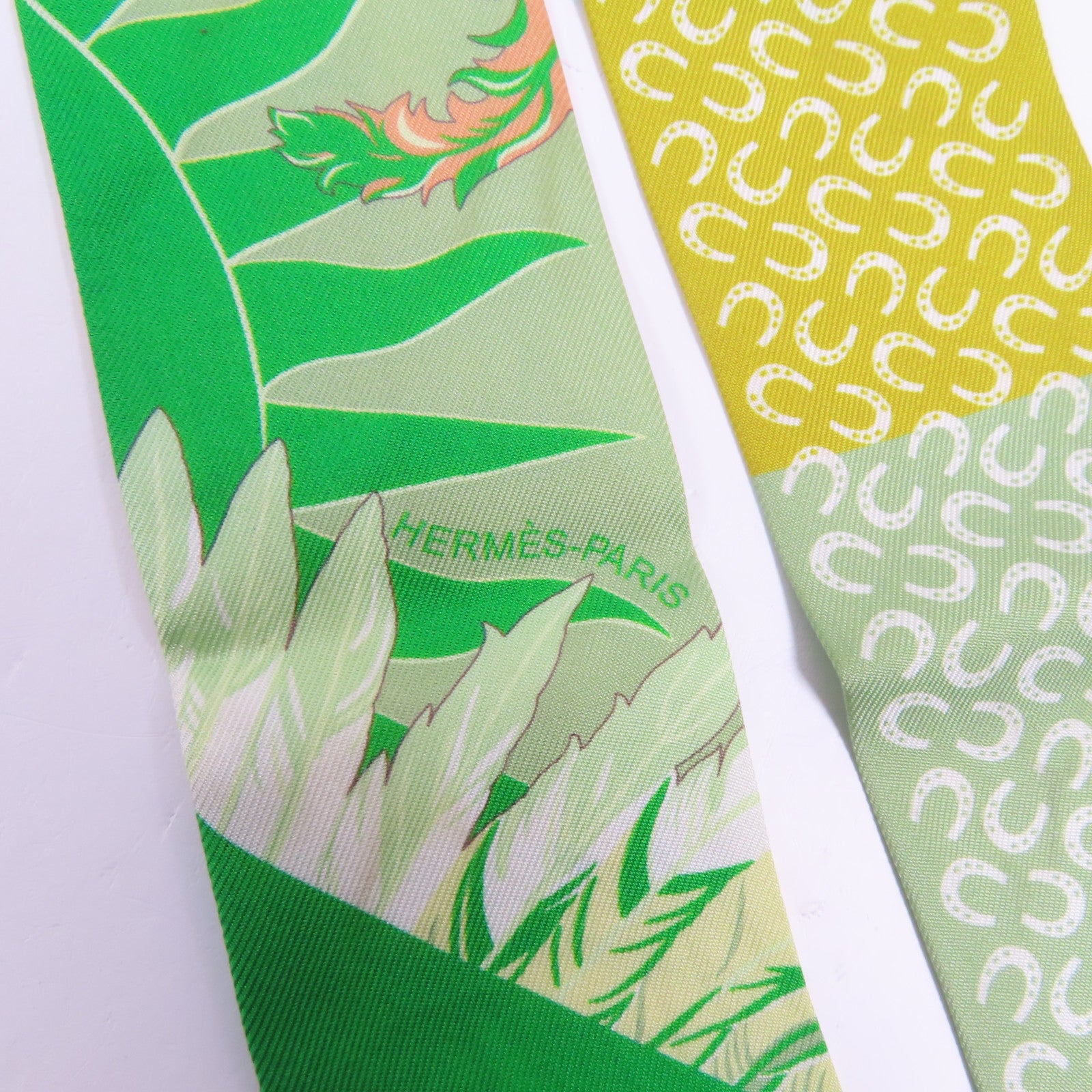 HERMES 絲質Twilly絲巾