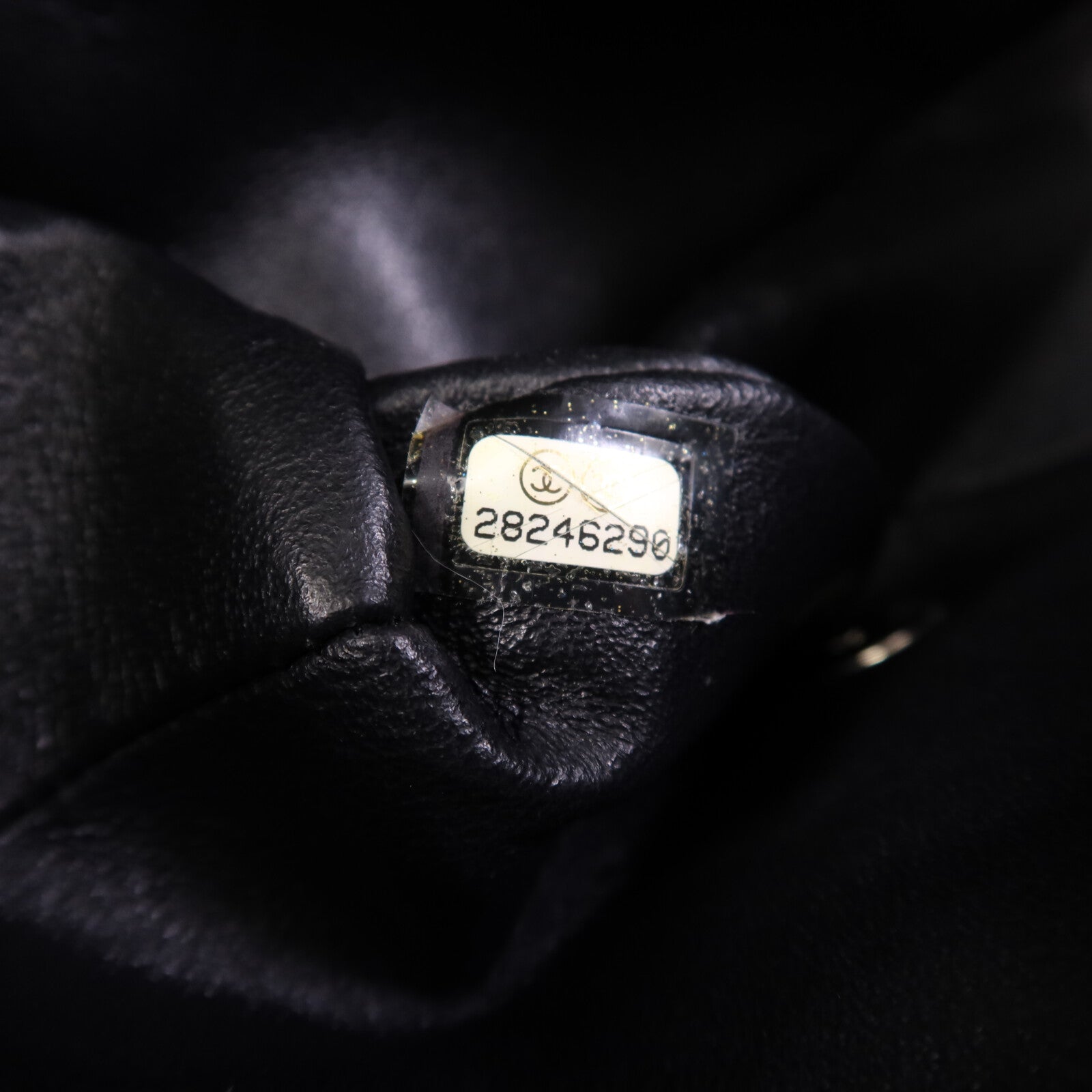 CHANEL 羊皮皮革Classic 17銀扣鏈帶肩背袋