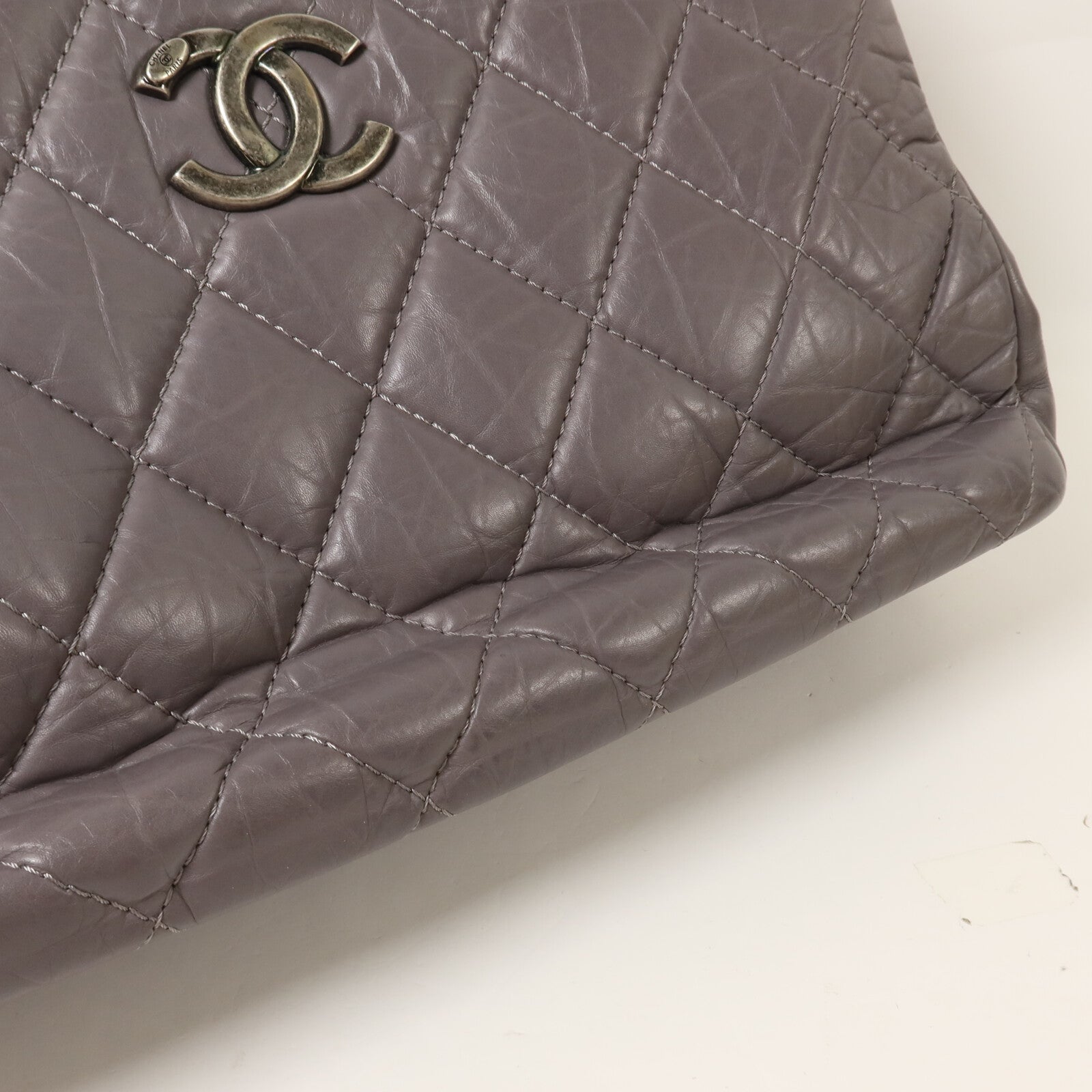 CHANEL 牛皮皮革Chain Shoulder鏈帶肩背袋
