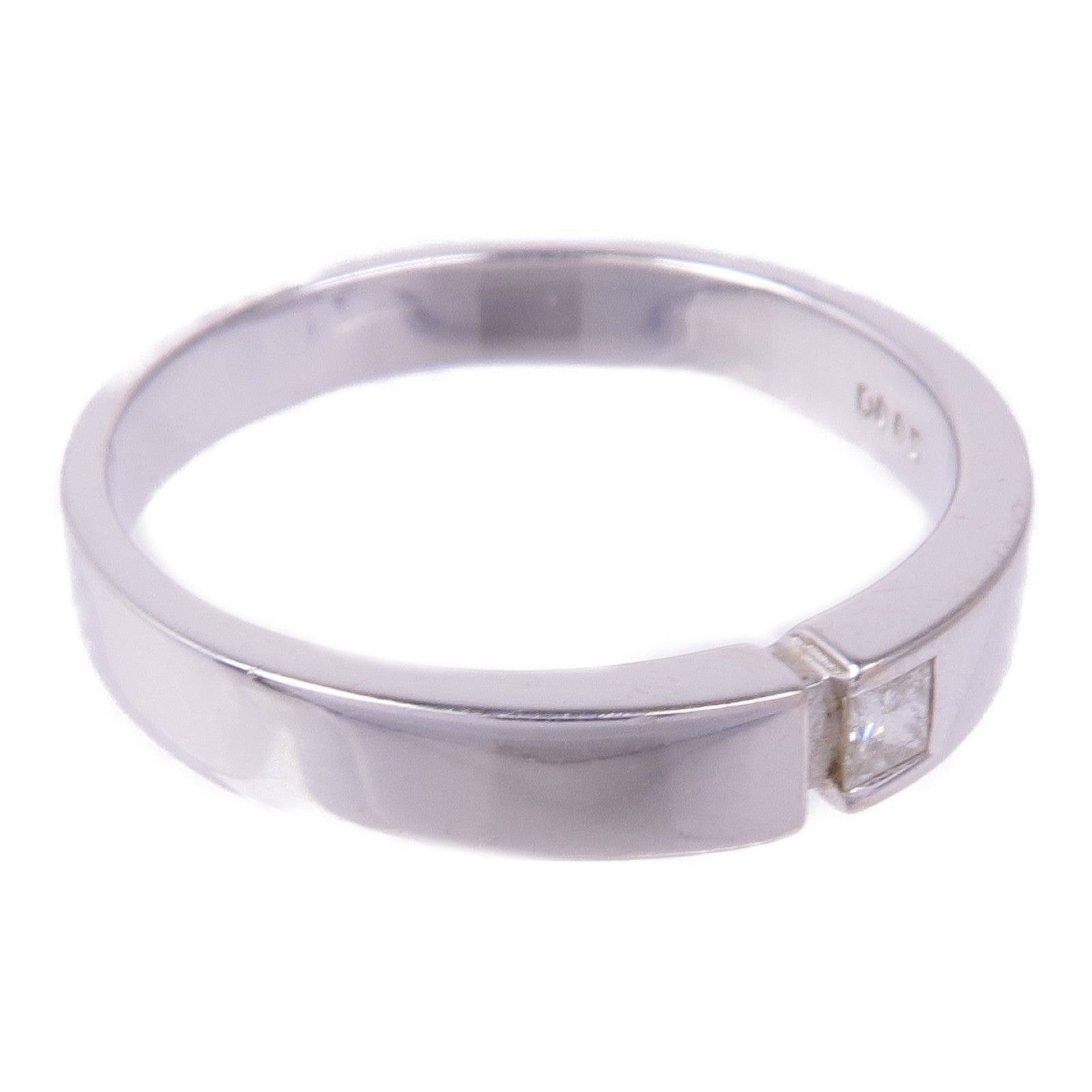 JEWELRY 【激減優惠】18K白金Diamond Ring鑽石戒指US#6.25