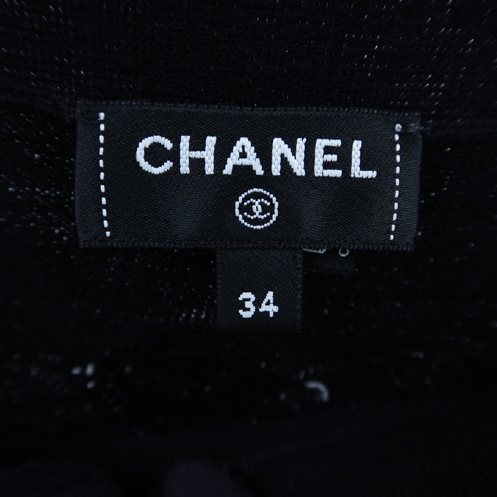 CHANEL Virgin Wool/Cotton Camellia Knit Pullover針織