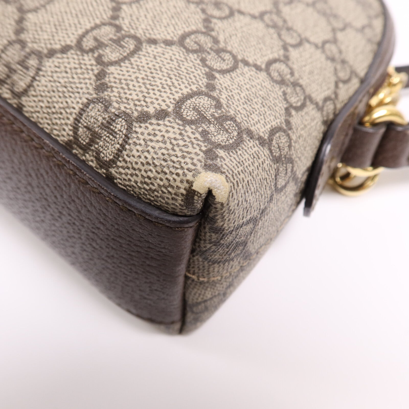 GUCCI 塗層帆布Ophidia GG Small金扣肩背袋