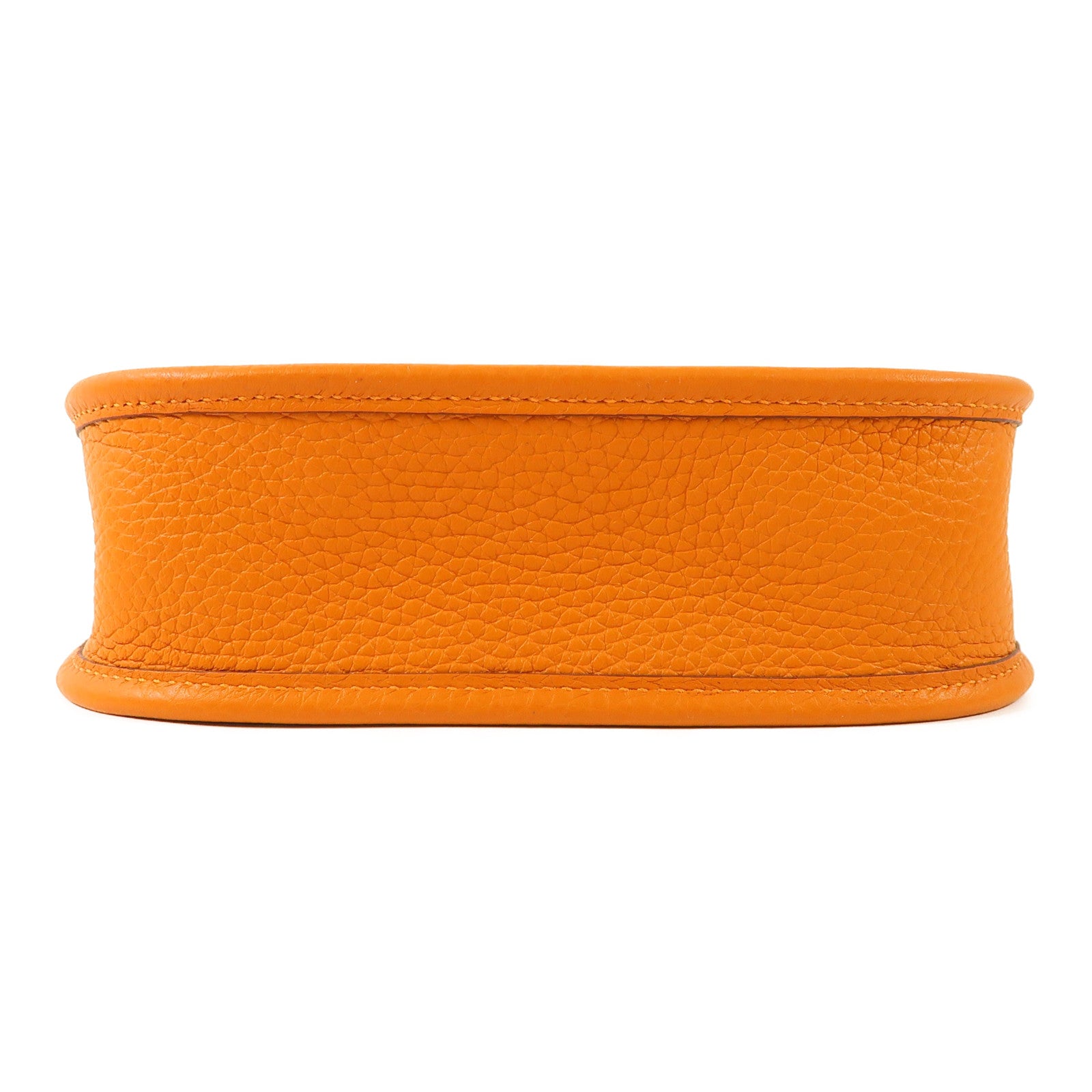 HERMES Clemence皮革Evelyne TPM金扣肩背袋93 Orange