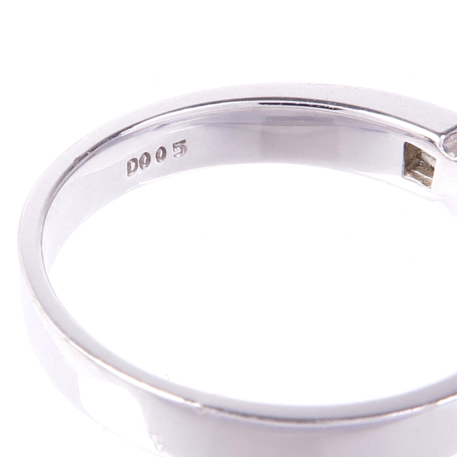 JEWELRY 【激減優惠】18K白金Diamond Ring鑽石戒指US#6.25