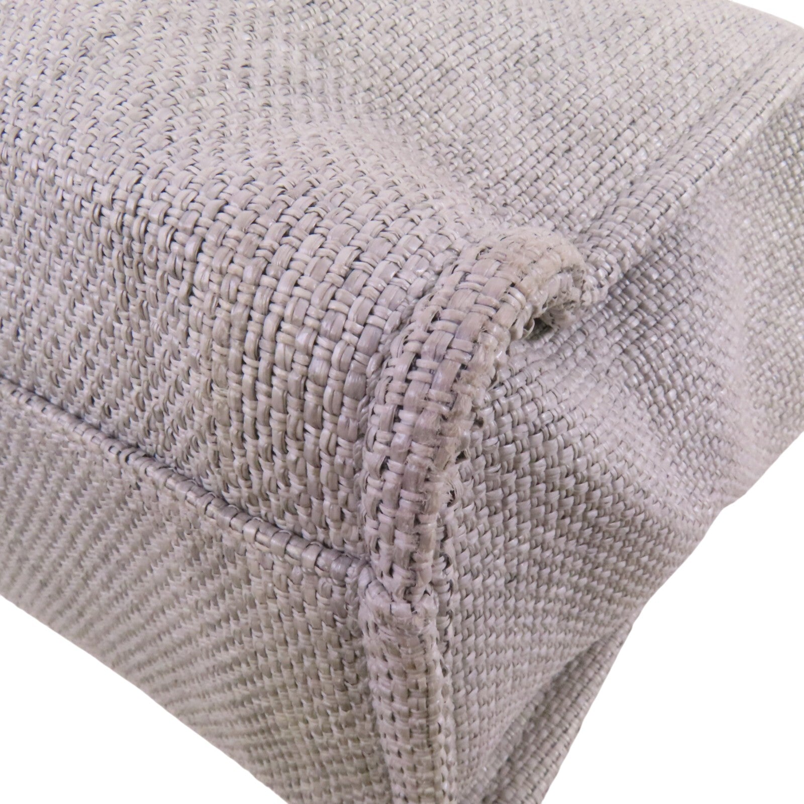 CHANEL 帆布Small Deauville Tote Bag銀扣鏈帶肩背袋