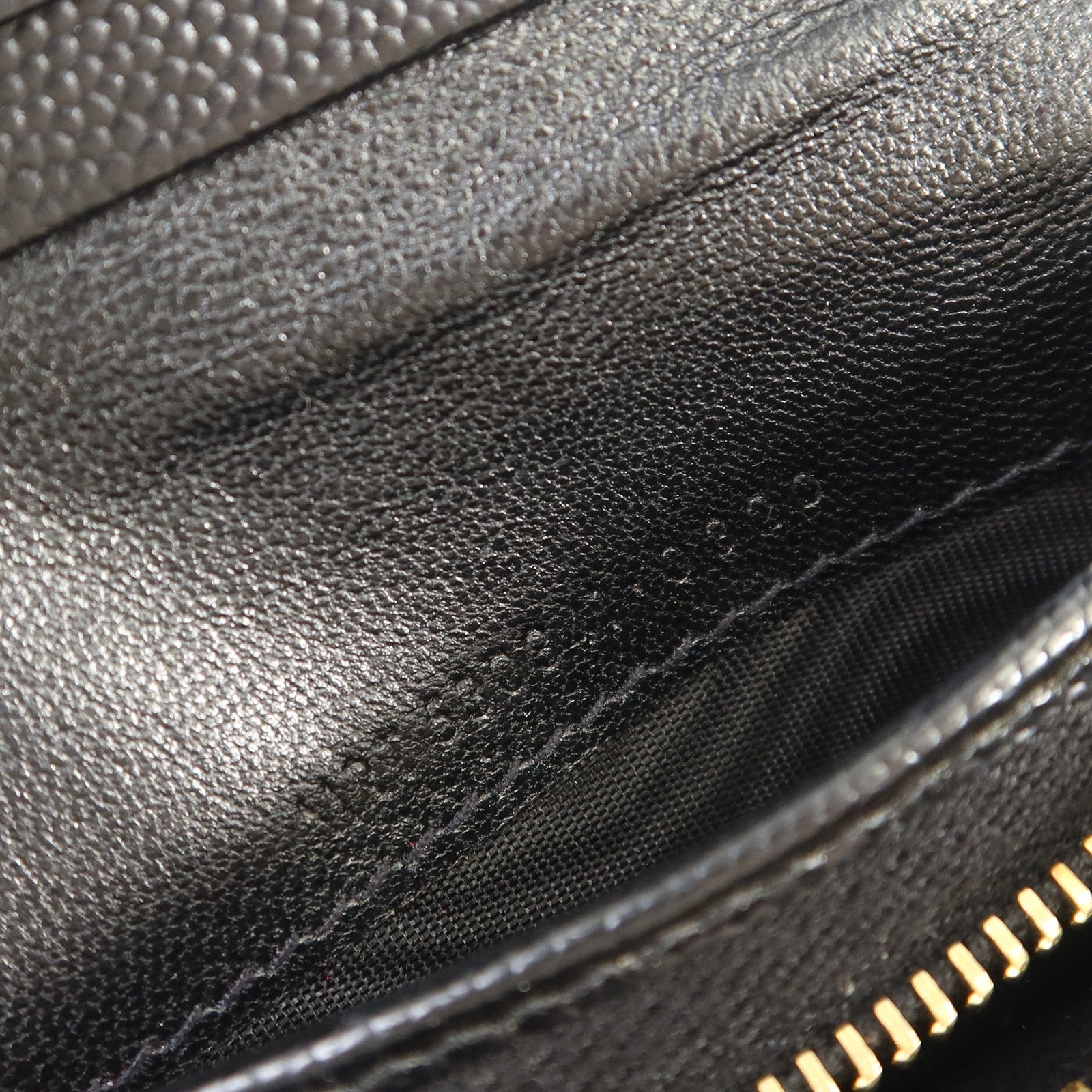 SAINT LAURENT 牛皮皮革Wallet金扣錢包