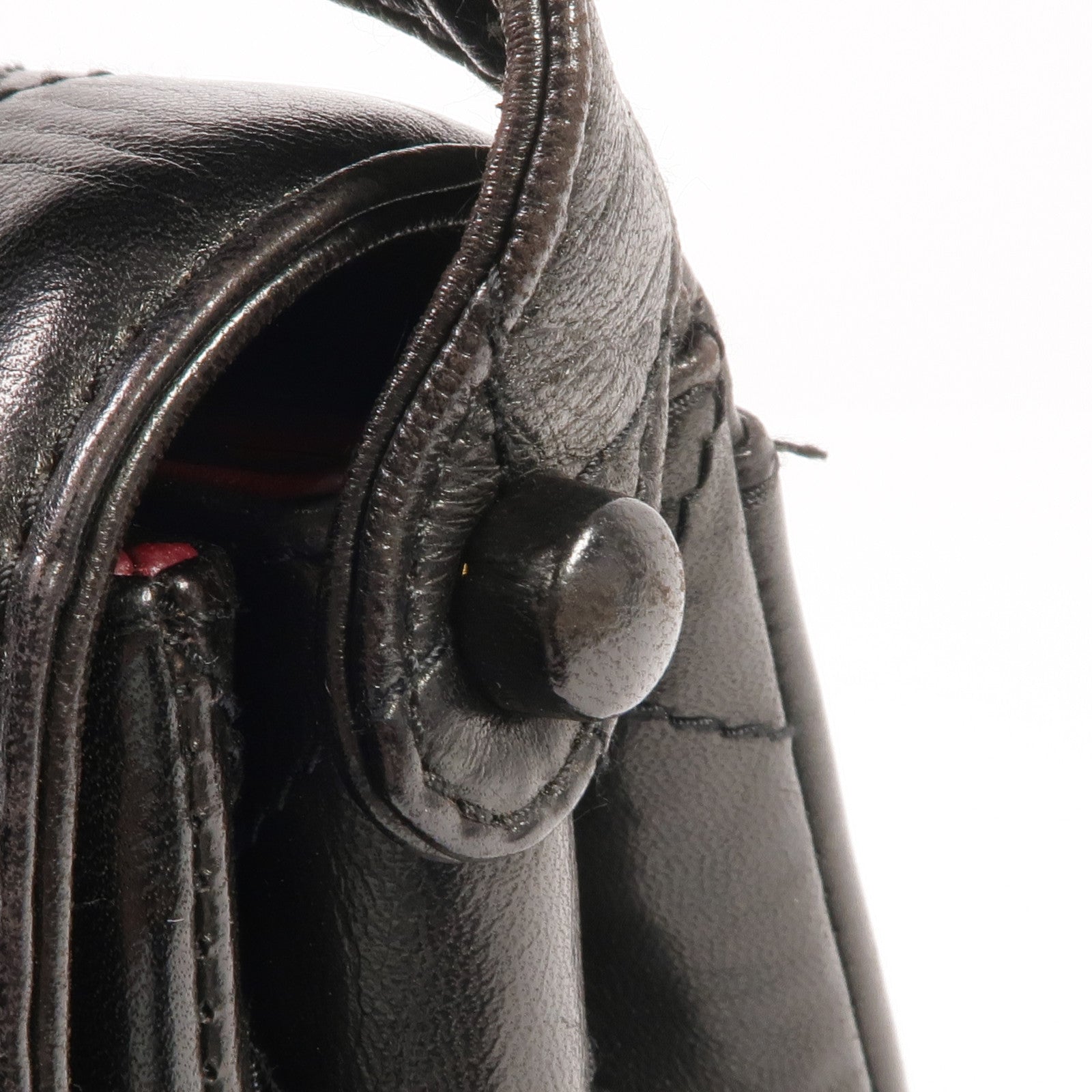 CHANEL 羊皮皮革Shoulder Bag金扣肩背袋