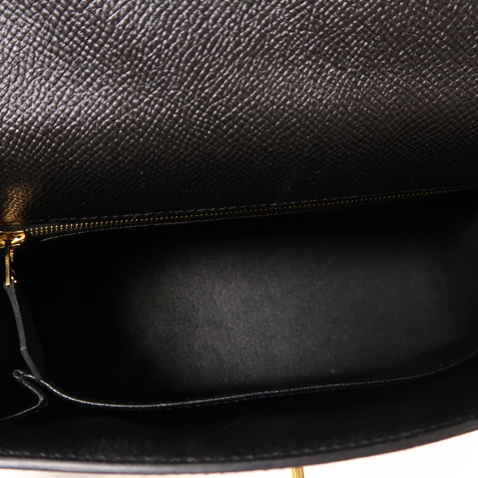 HERMES Epsom皮革Kelly 25金扣手挽肩背兩用袋