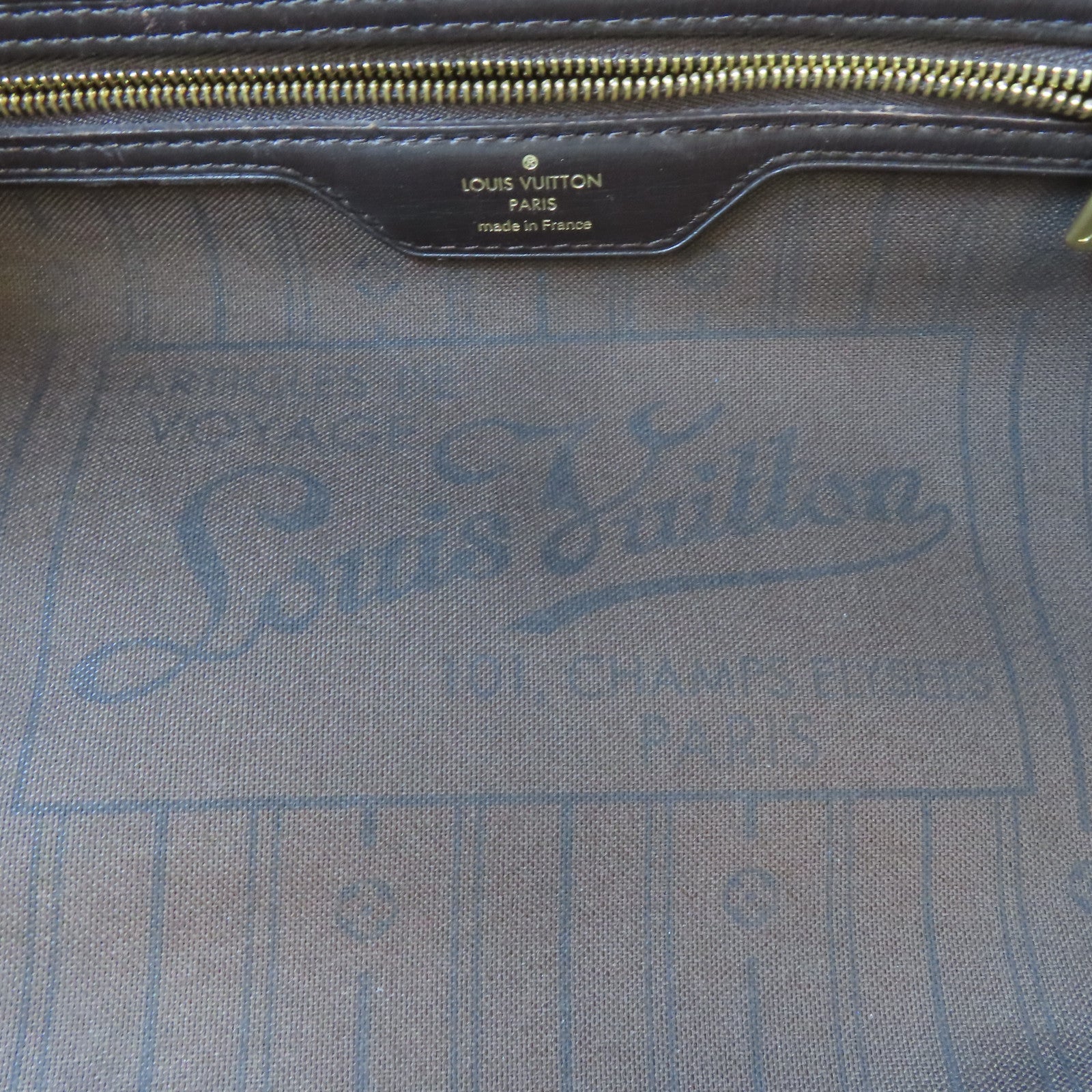 LOUIS VUITTON Monogram Idylle Neverfull MM金扣肩背袋啡色