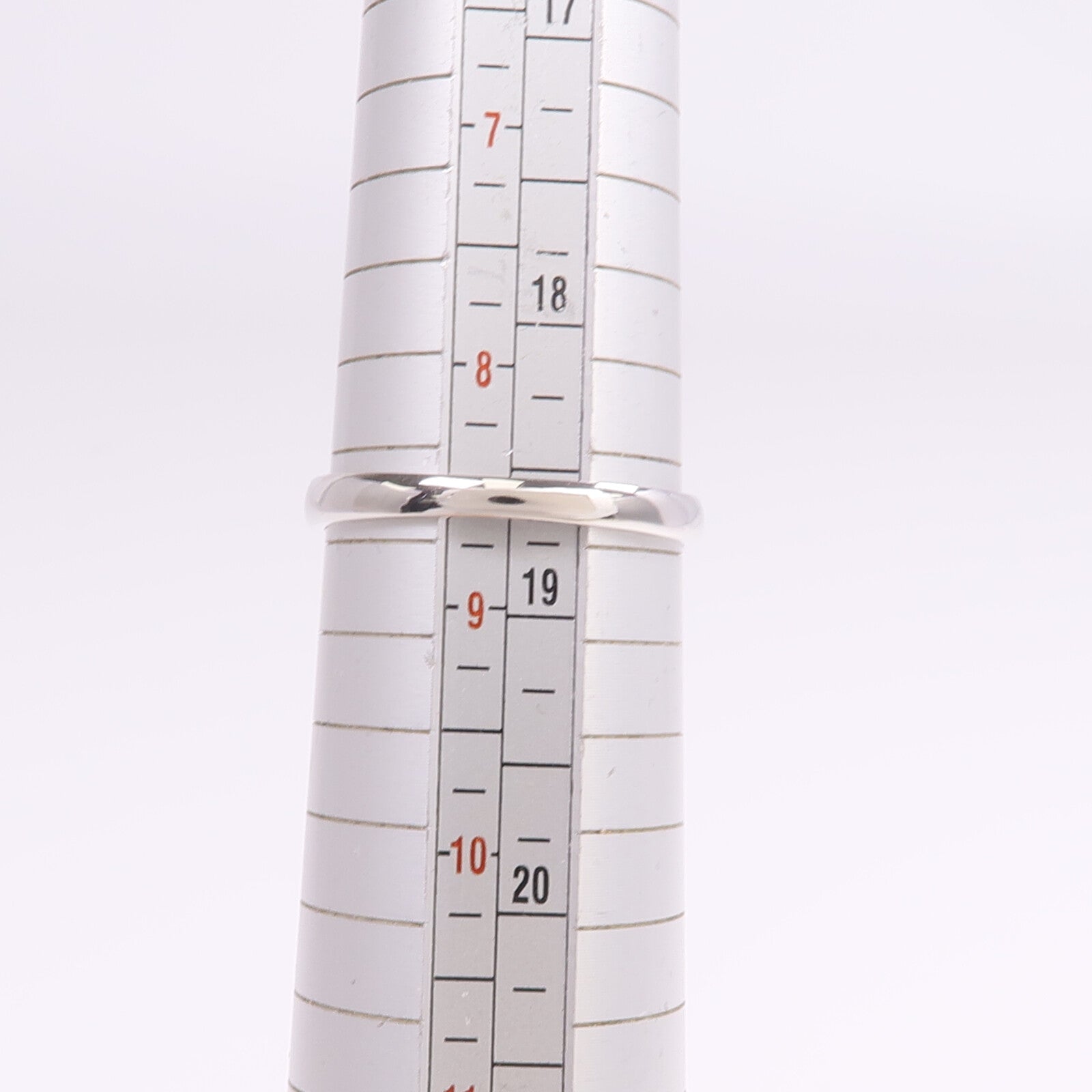 JEWELRY PT900鉑金Sapphire Diamond Ring藍寶石/鑽石戒指US#8.5