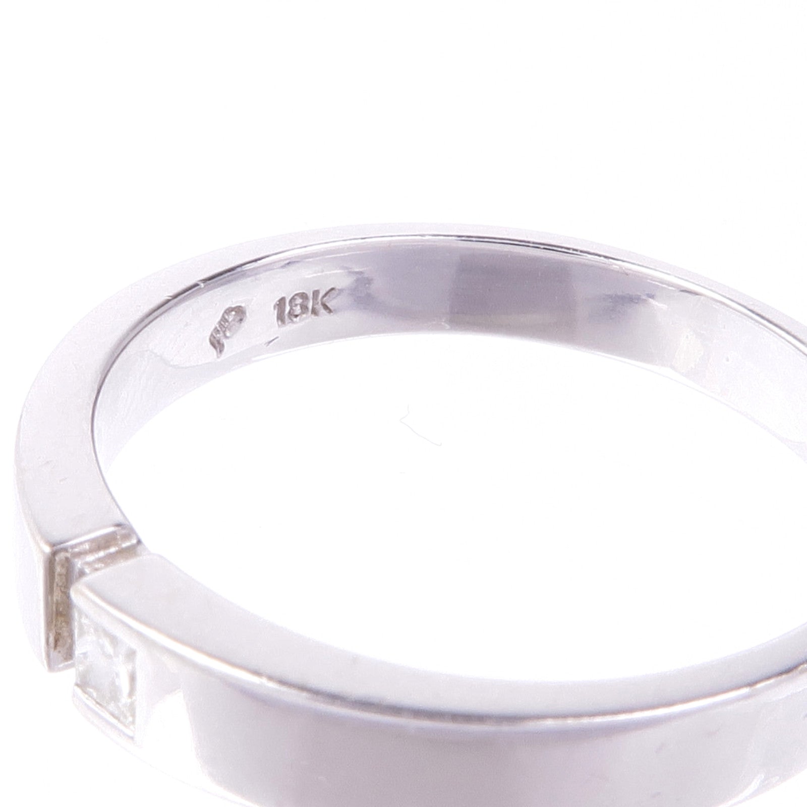 JEWELRY 【激減優惠】18K白金Diamond Ring鑽石戒指US#6.25