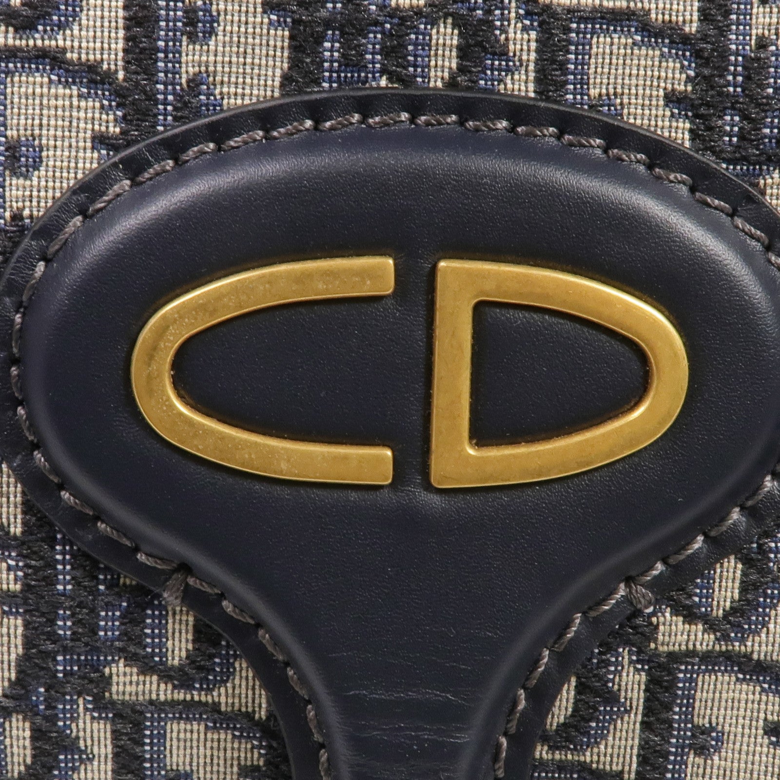 Dior 帆布Oblique Clutch Bag金扣手拿包