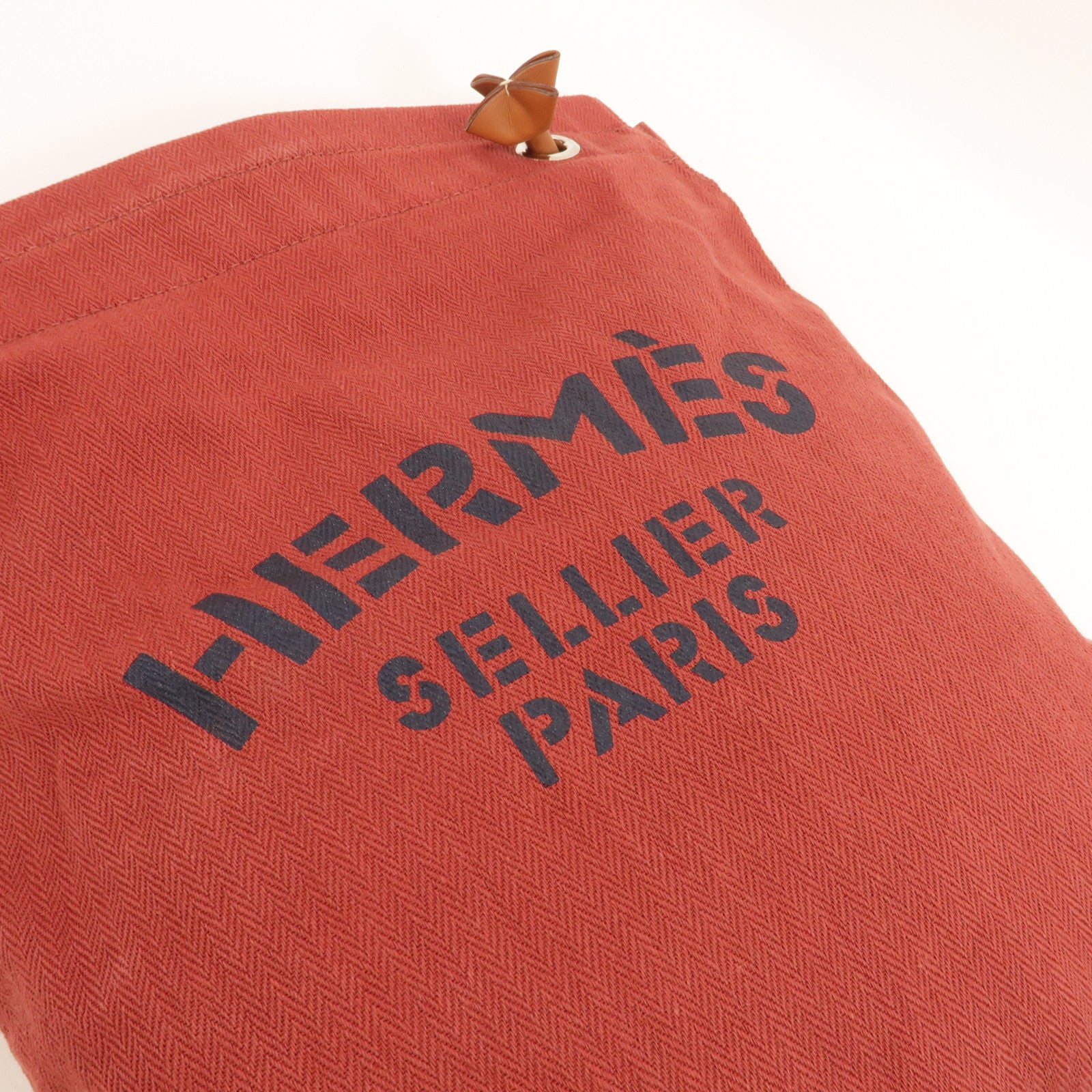 HERMES 帆布/Swift皮革Aline Grooming肩背袋Rough H