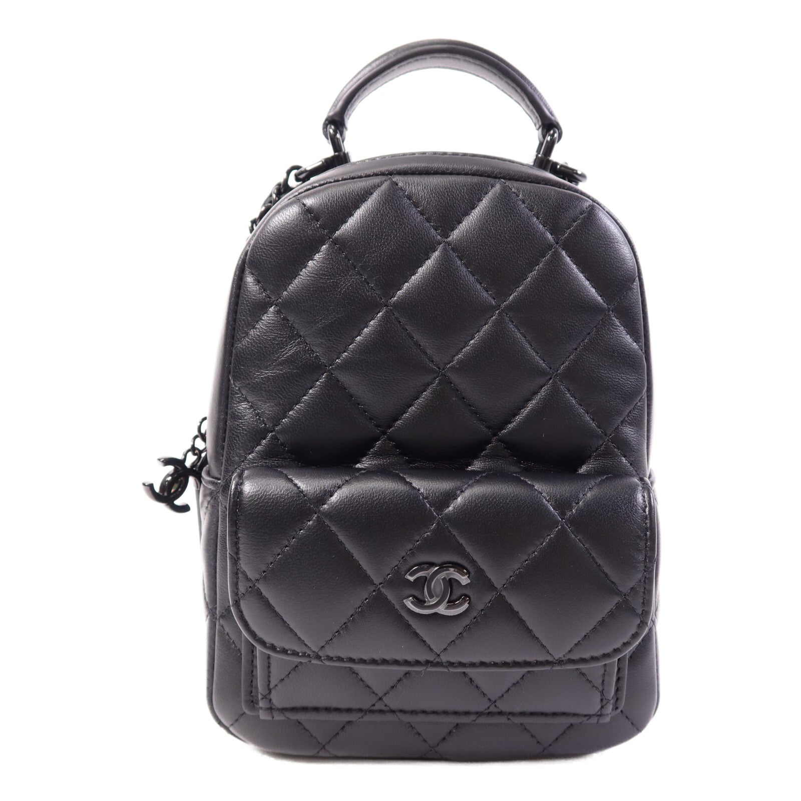 CHANEL 【激減優惠】羊皮皮革Mini Backpack背包