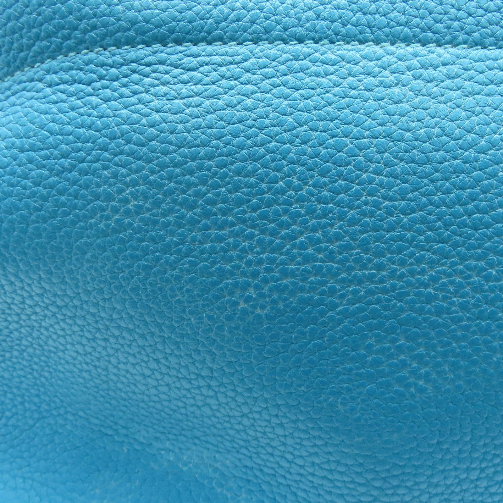 HERMES 【激減優惠】Clemence皮革Bolide 31銀扣手挽肩背兩用袋Blue Jean藍色
