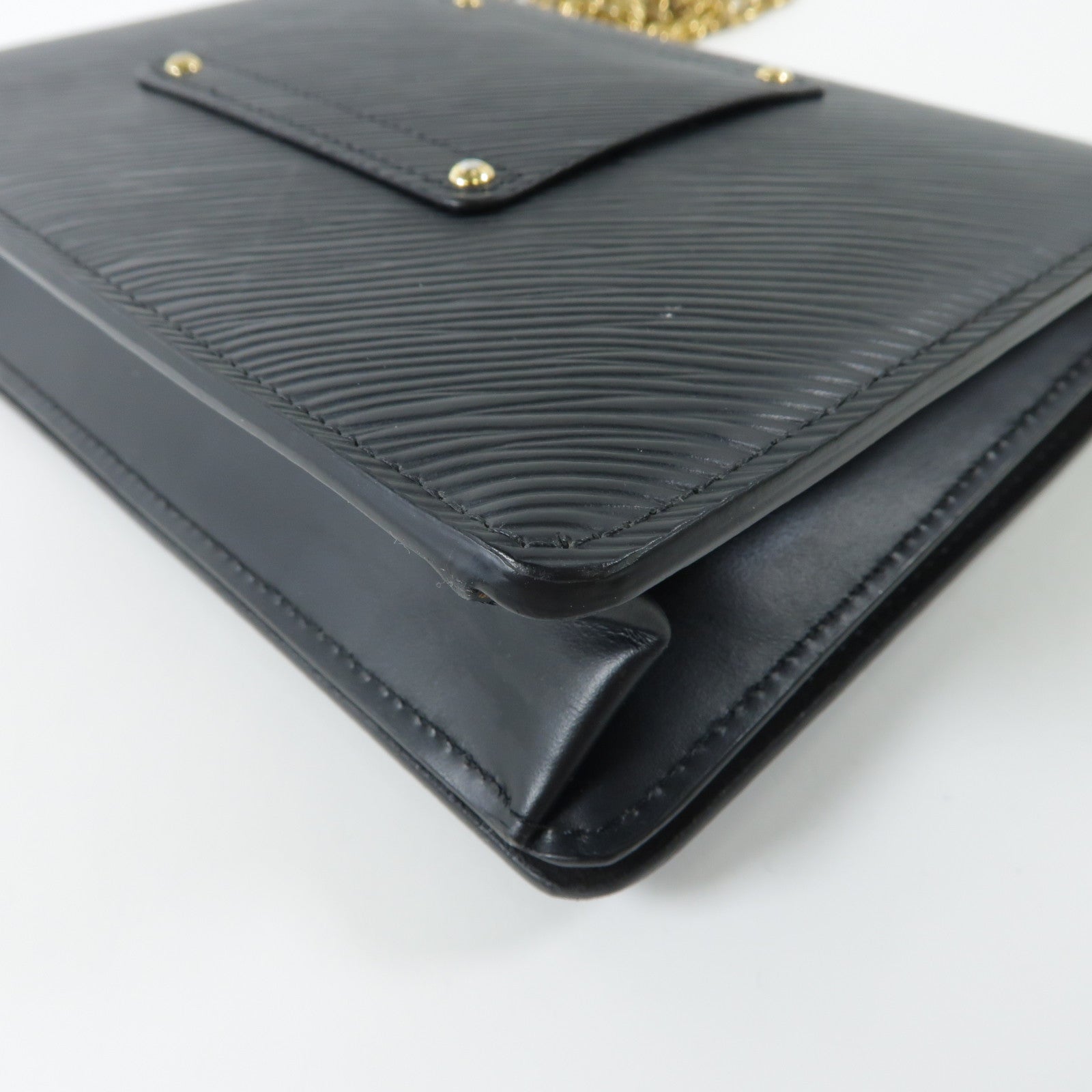 LOUIS VUITTON Epi Twist Shoulder Bag金扣鏈帶肩背袋
