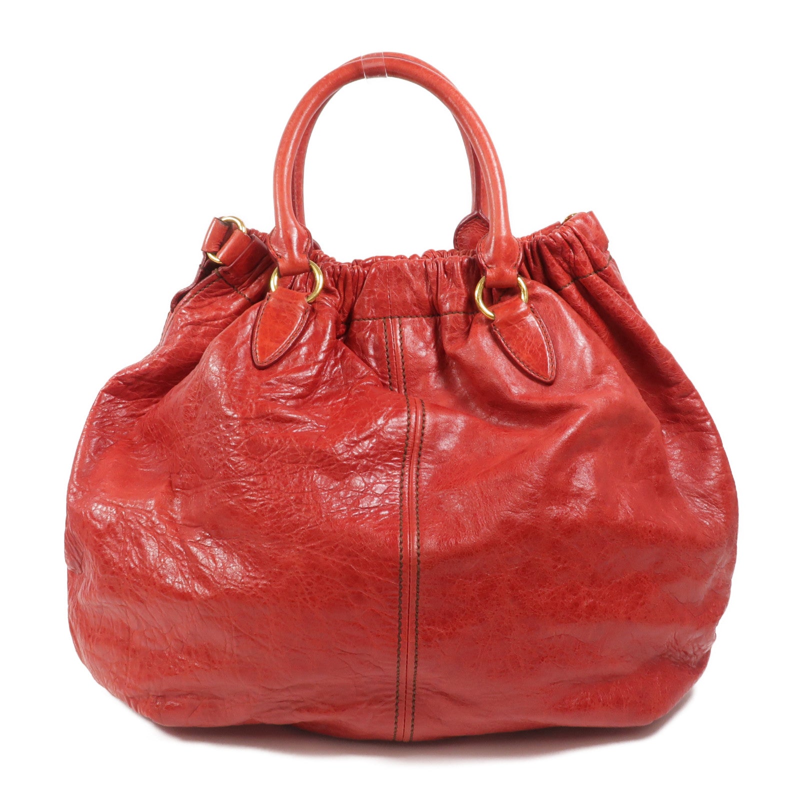 Miu Miu 牛皮皮革2 Way Shoulder手挽肩背兩用袋