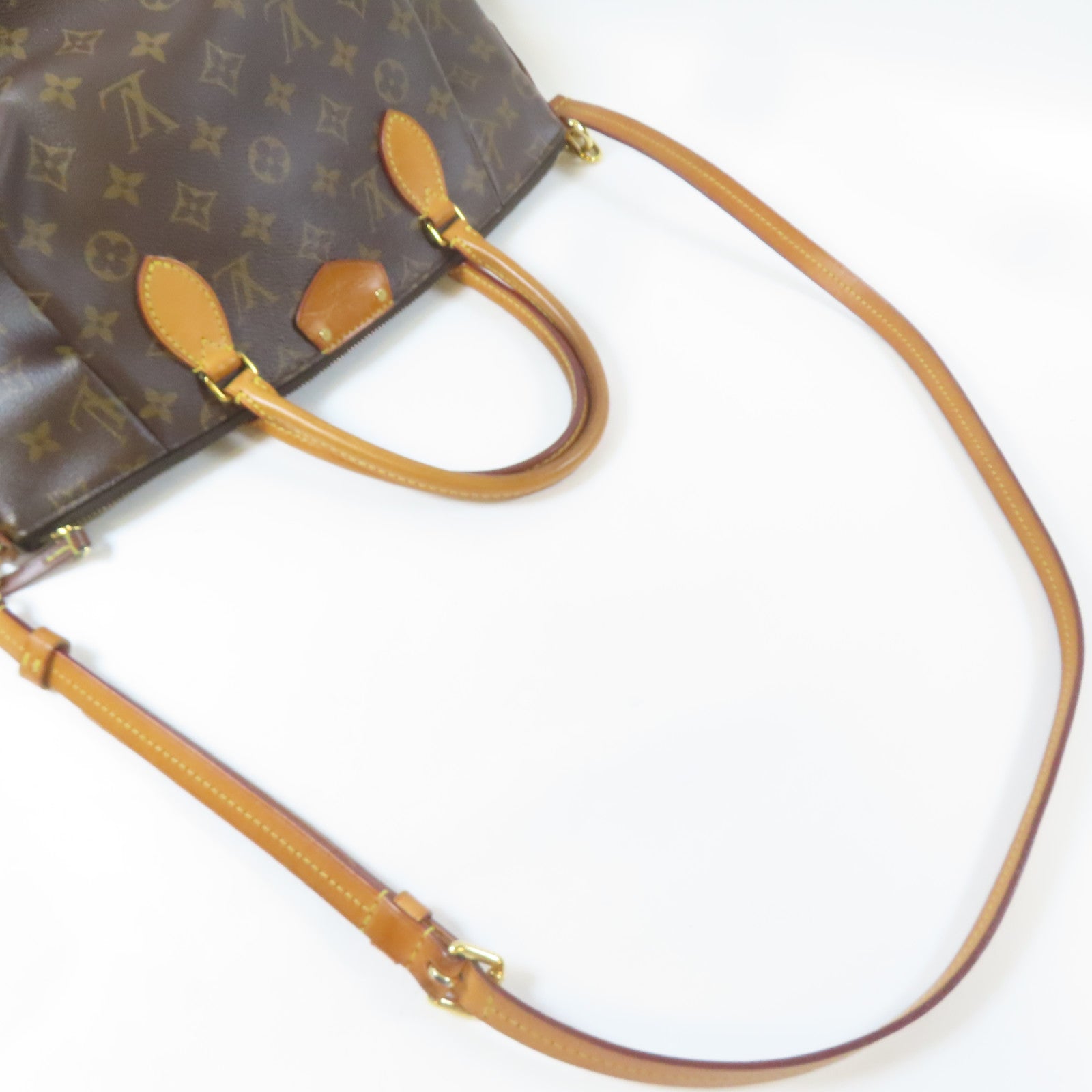 LOUIS VUITTON 【激減優惠】Monogram Turenne PM金扣手挽肩背兩用袋啡色