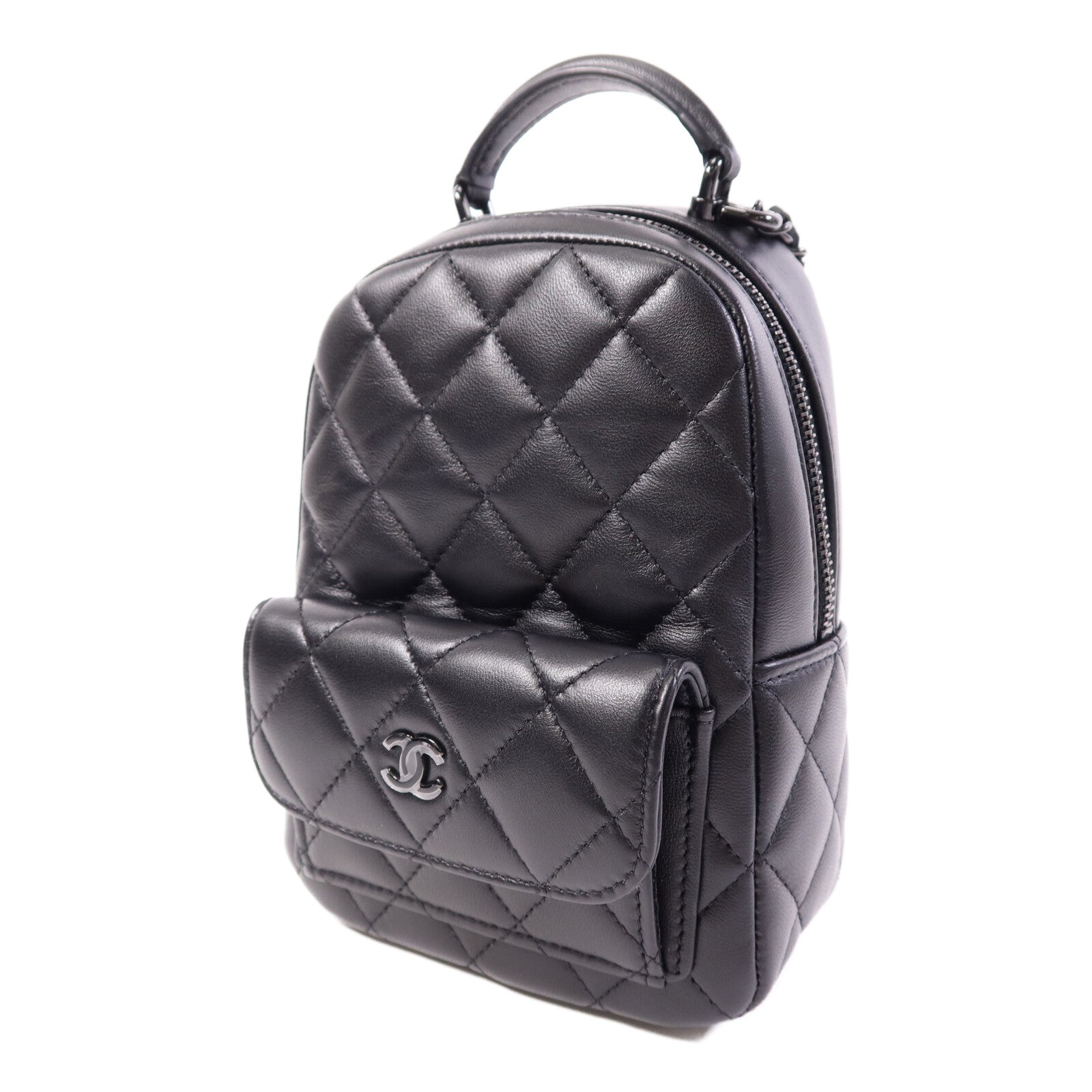 CHANEL 【激減優惠】羊皮皮革Mini Backpack背包