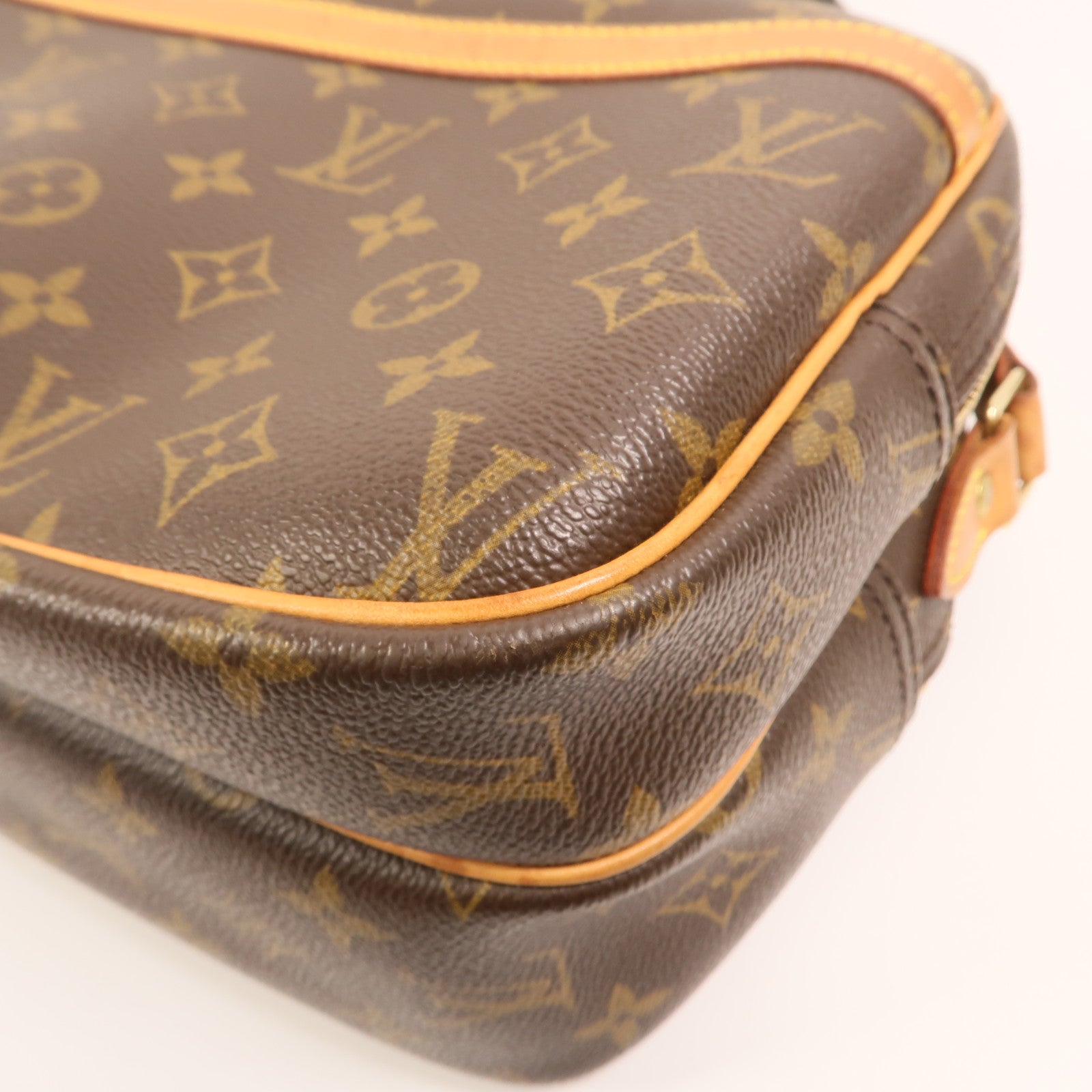 LOUIS VUITTON 【激減優惠】Monogram Reporter PM金扣肩背袋