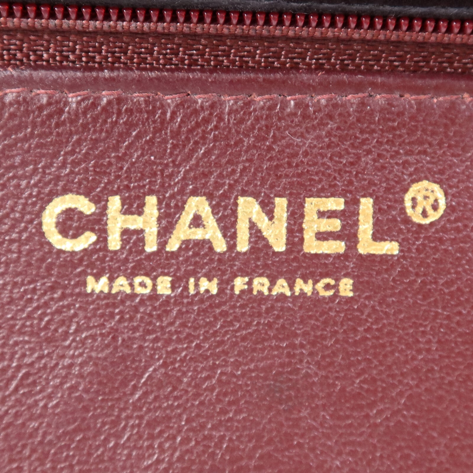 CHANEL 羊皮皮革Vintage Chain Shoulder Bag金扣鏈帶肩背袋