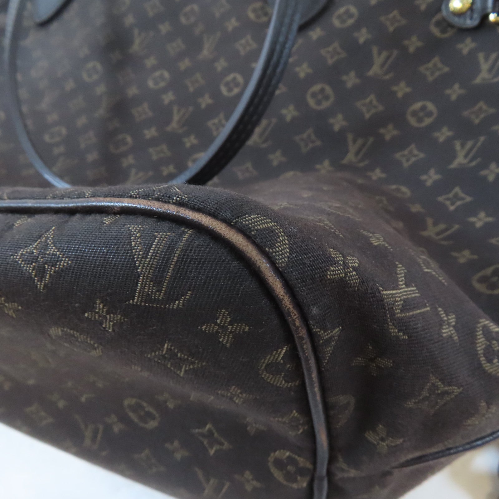 LOUIS VUITTON Monogram Idylle Neverfull MM金扣肩背袋啡色