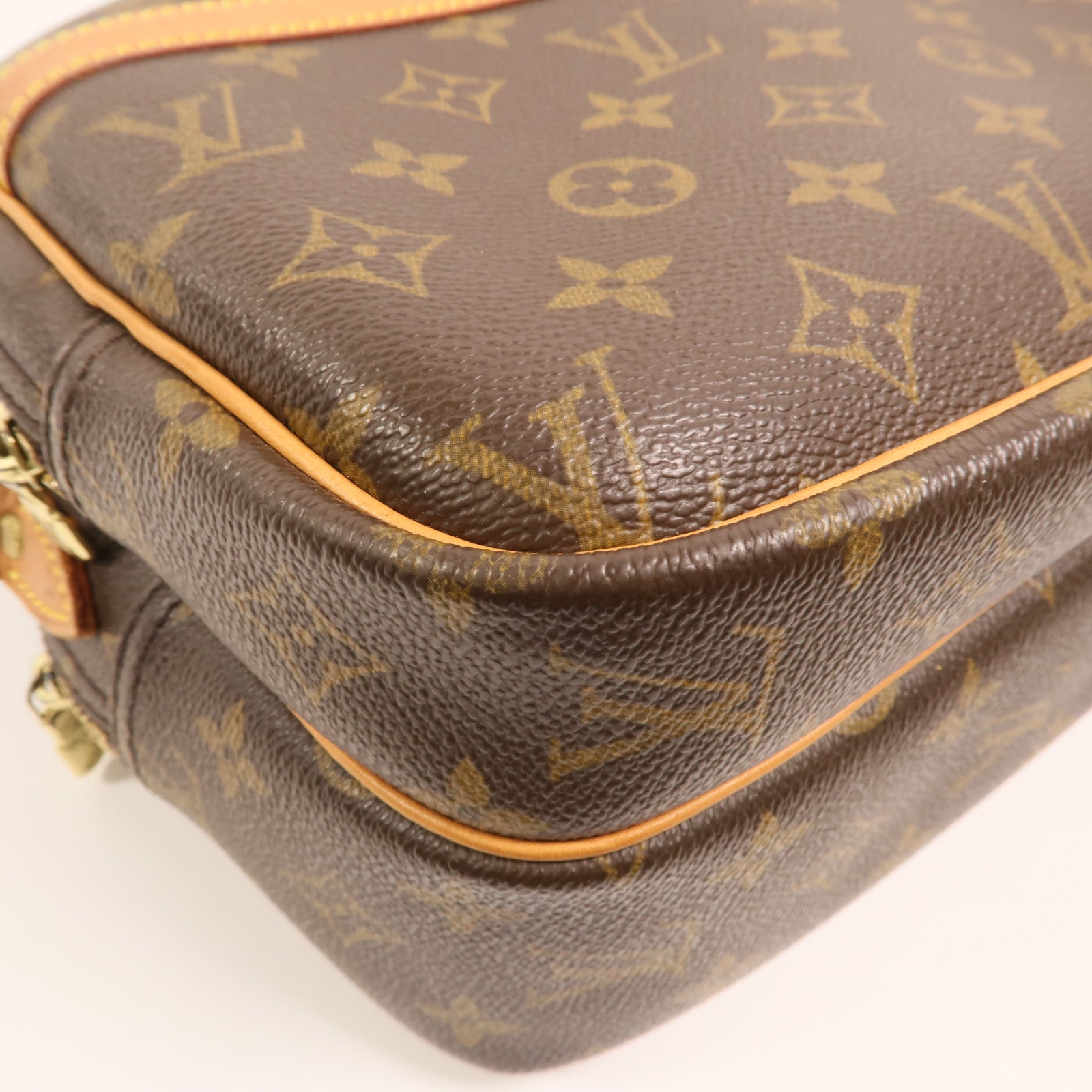 LOUIS VUITTON 【激減優惠】Monogram Reporter PM金扣肩背袋