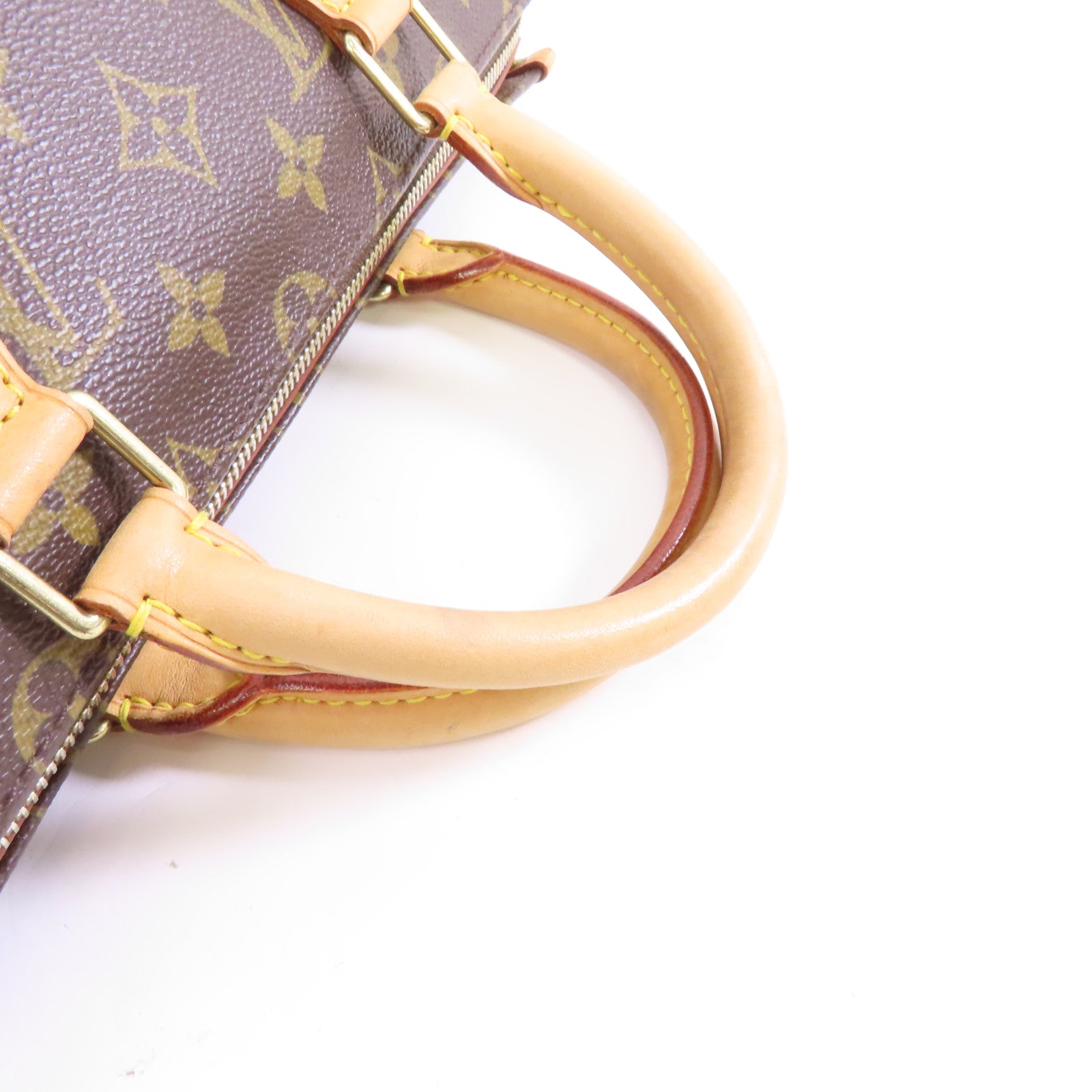 LOUIS VUITTON Monogram Popincourt金扣手挽袋棕色