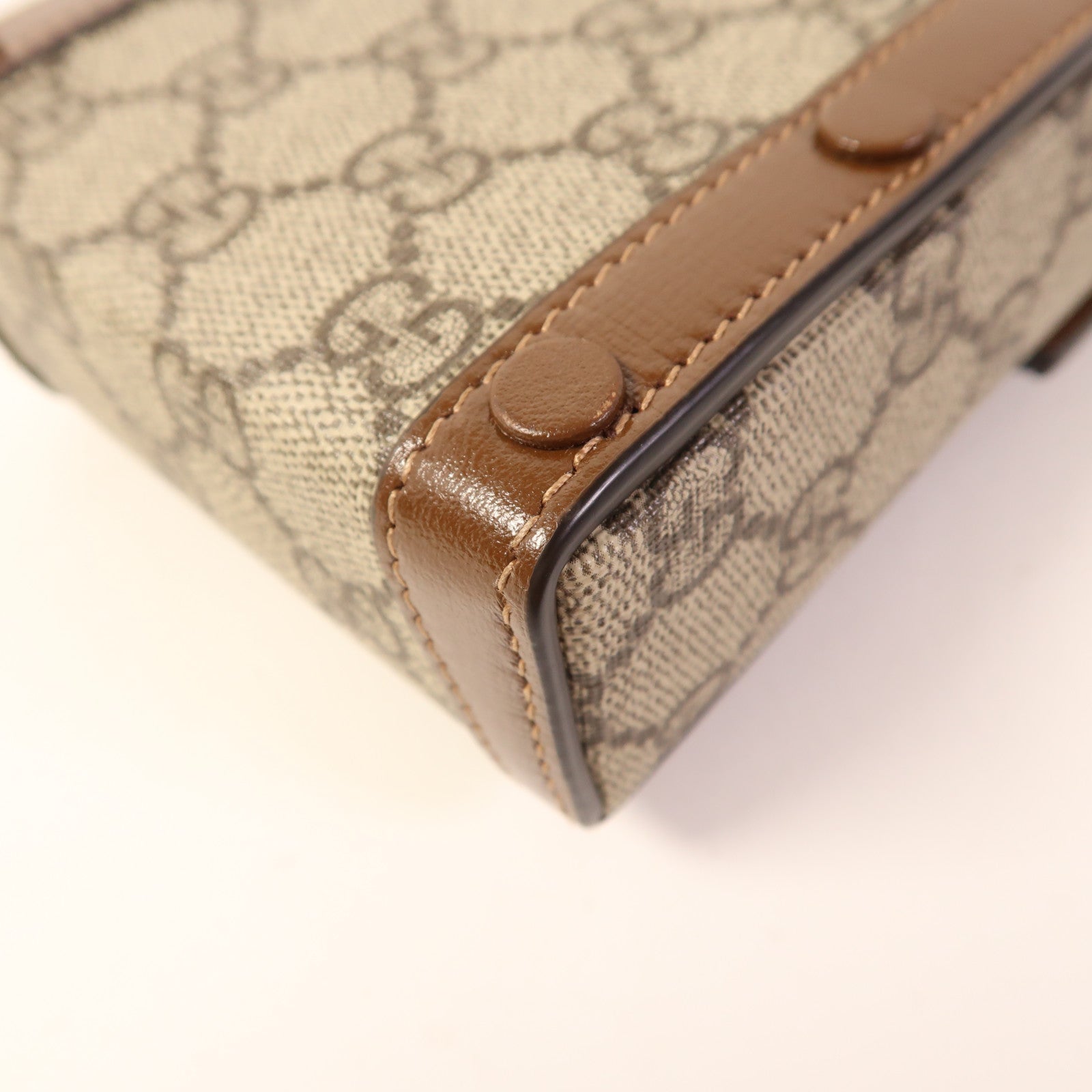 GUCCI 塗層帆布Horsebit 1955 Mini肩背袋