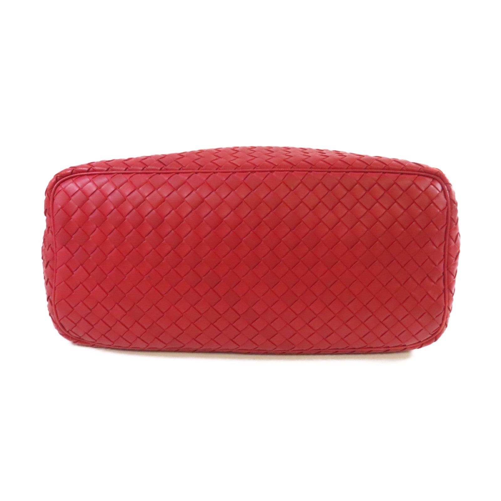 BOTTEGA VENETA 織紋皮革Shoulder Bag肩背袋紅色