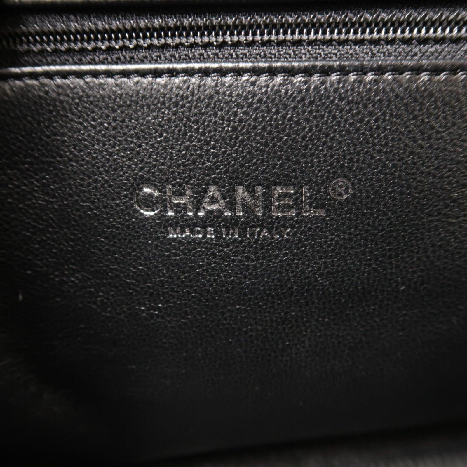 CHANEL 蜥蝪/牛皮皮革CoCo Hamdle Bowling Bag手挽袋