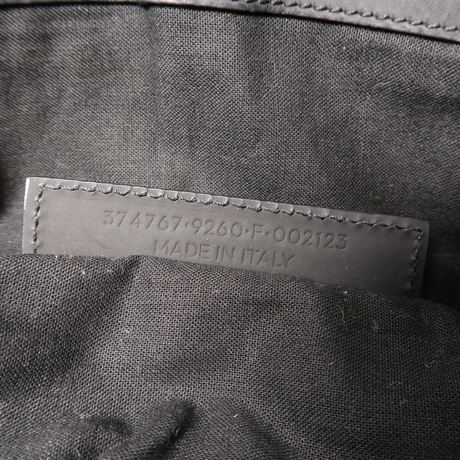 BALENCIAGA 帆布Shoulder Bag銀扣肩背袋白色/黑色