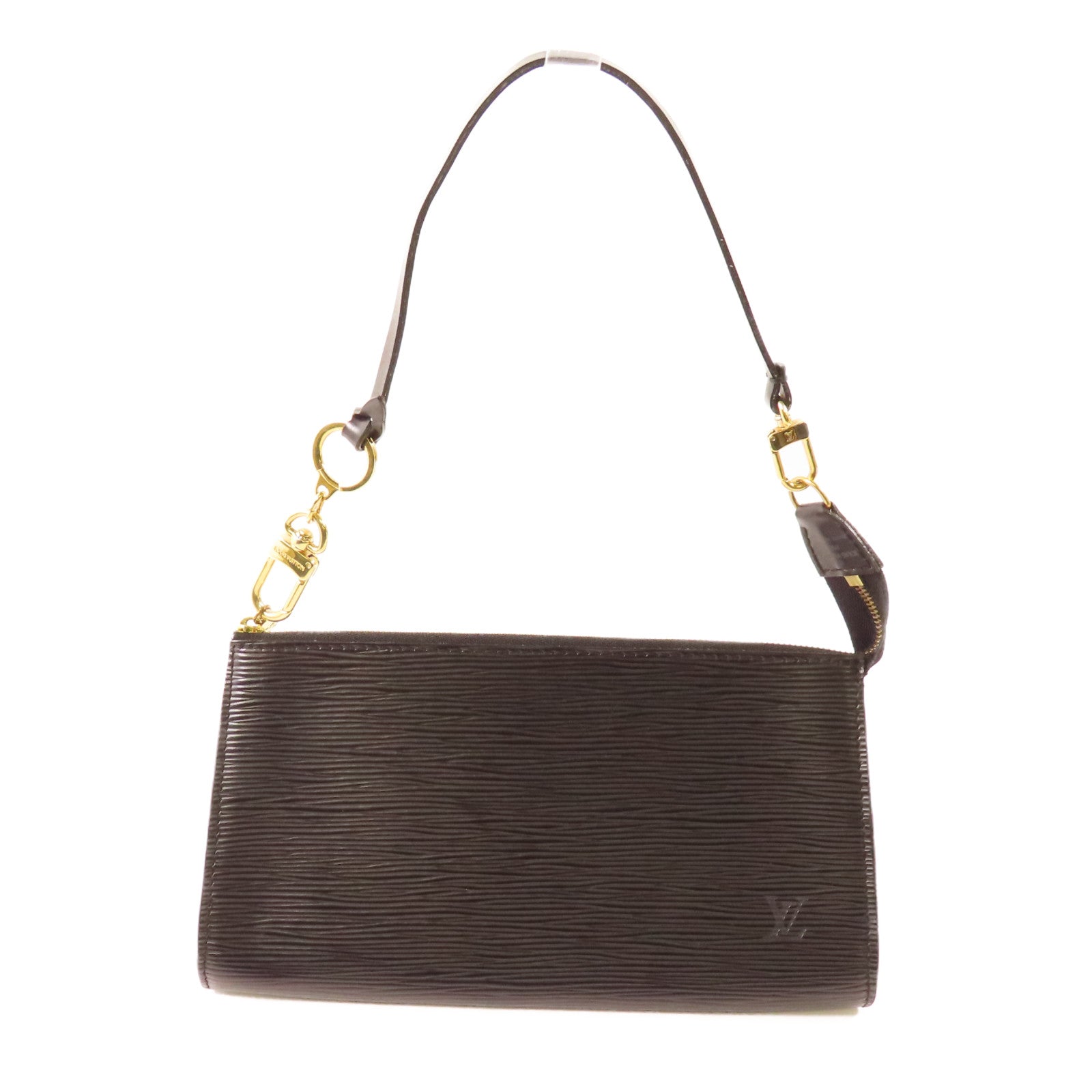 LOUIS VUITTON Epi Pochette Accessories Pouch金扣手挽袋
