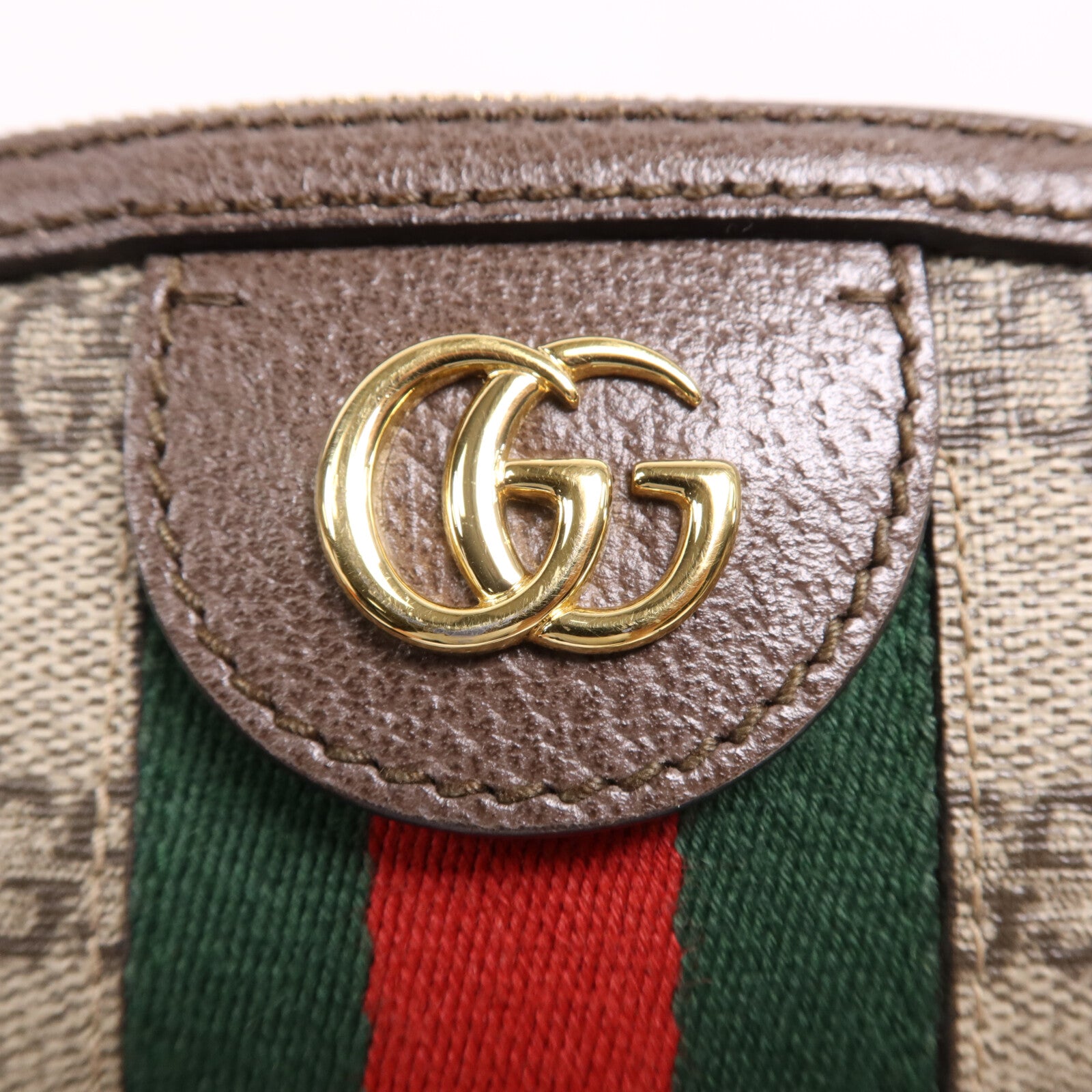 GUCCI 塗層帆布Ophidia GG Small金扣肩背袋