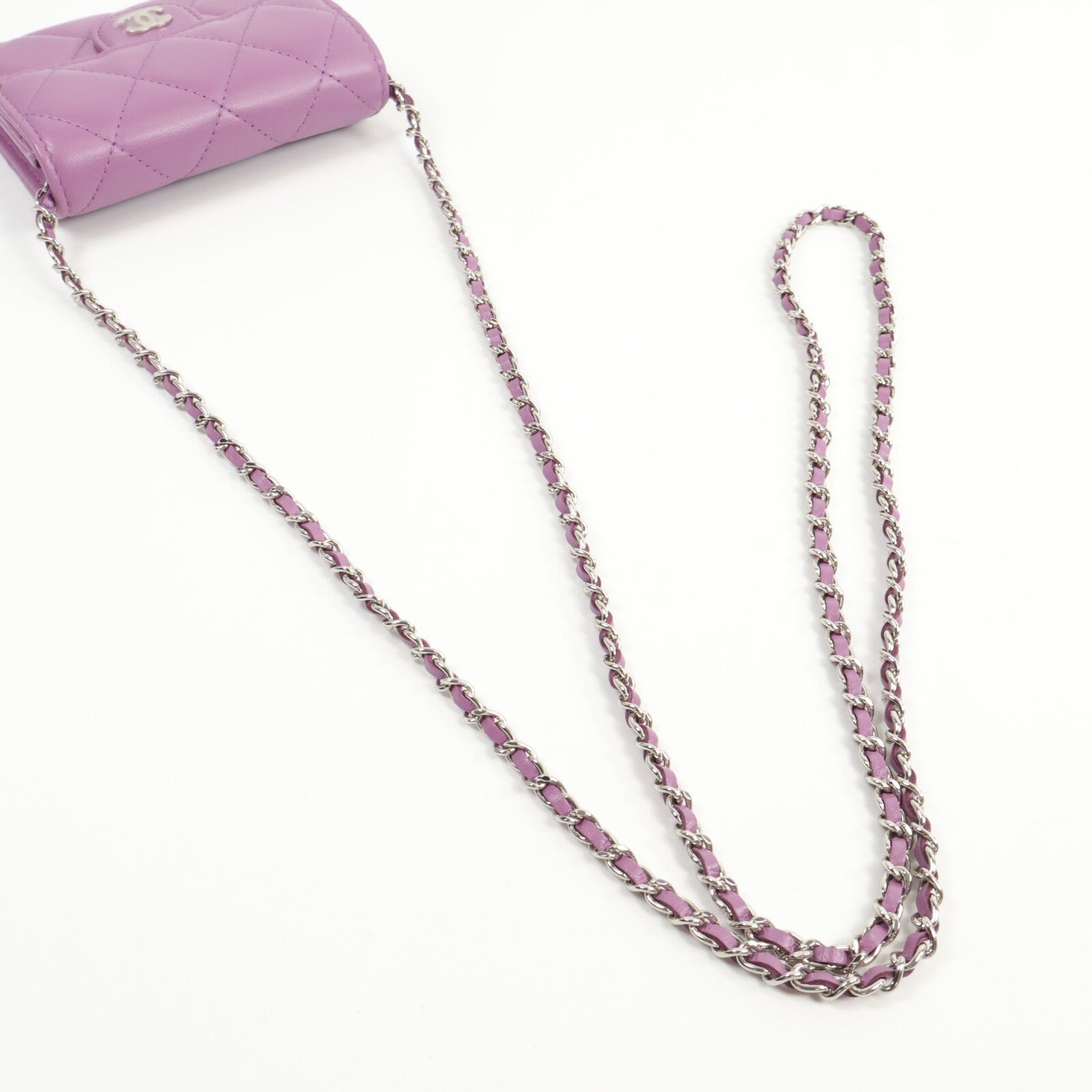 CHANEL 羊皮皮革Chain Shoulder Bag鏈帶肩背袋