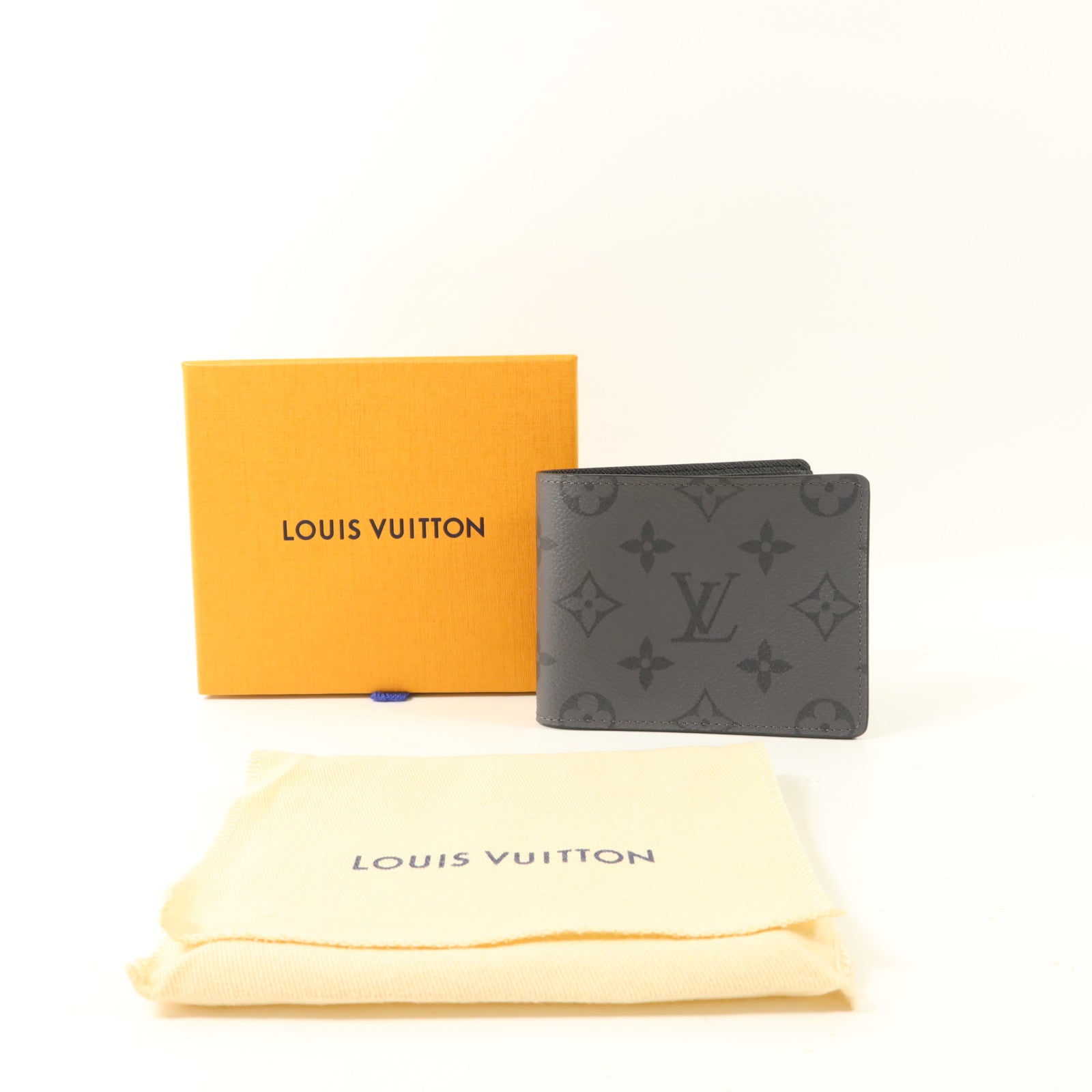 LOUIS VUITTON Monogram Eclipse Reverse Slender Wallet錢包