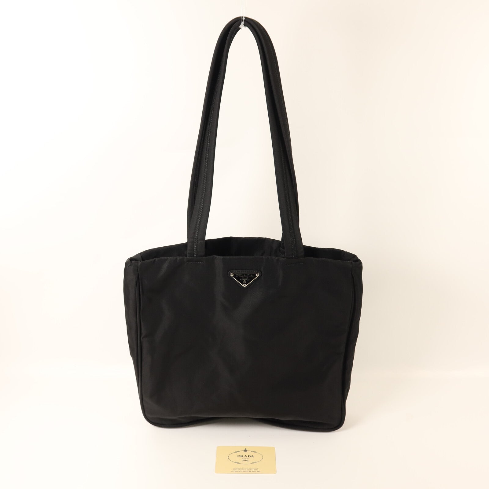 PRADA 尼龍Tessuto Sport銀扣手挽袋