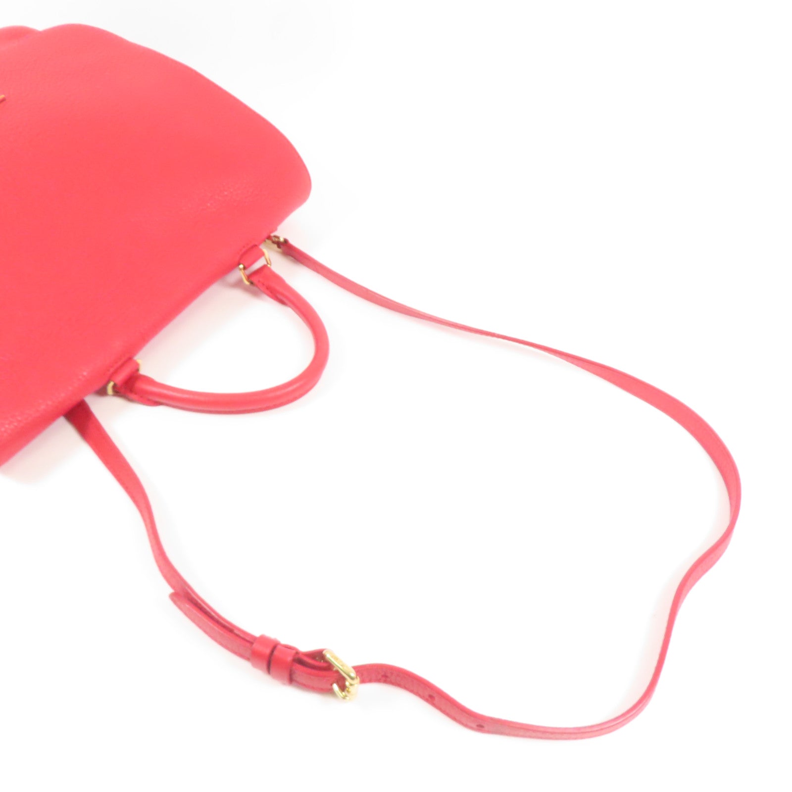 LOUIS VUITTON Taurillon Volta金扣手挽肩背兩用袋