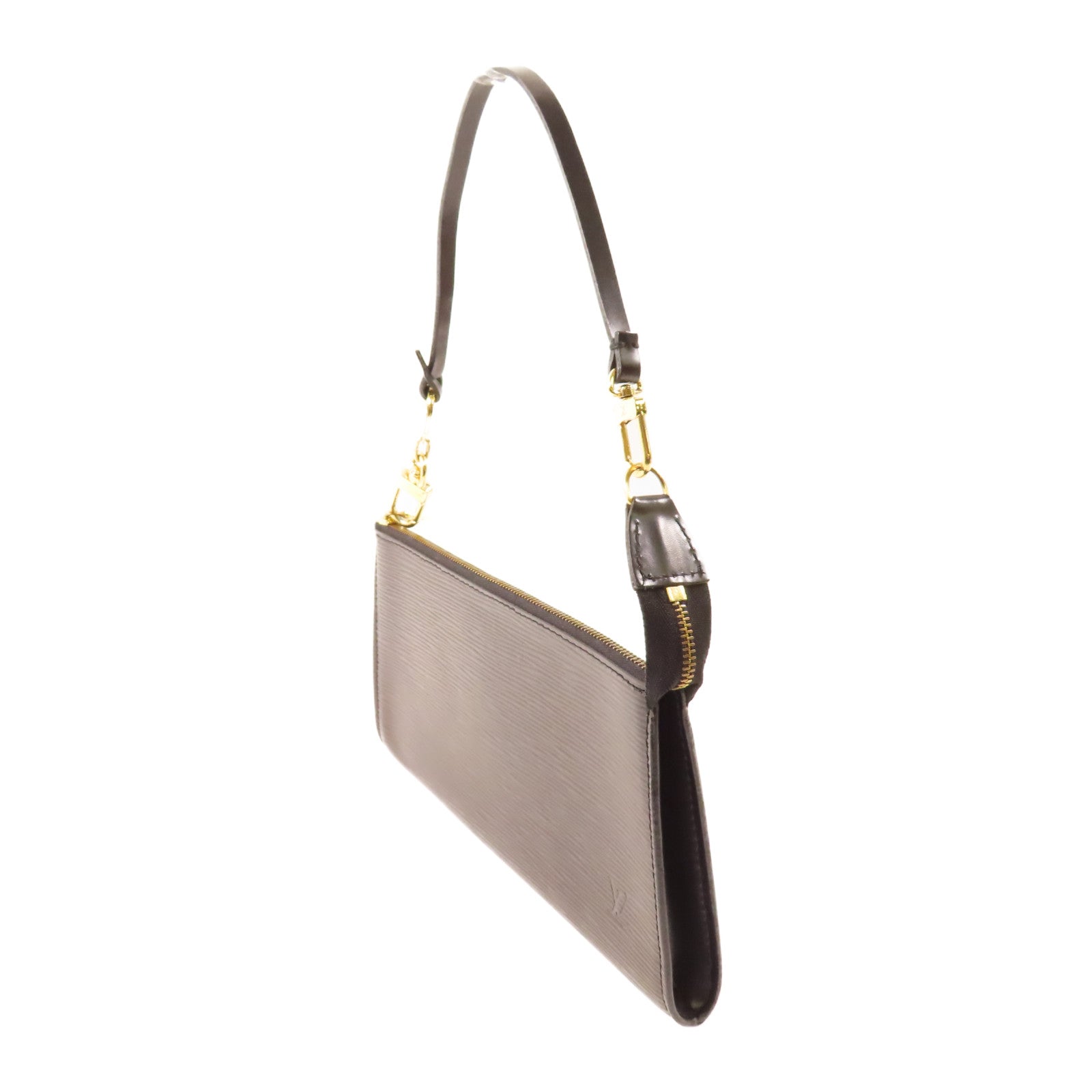 LOUIS VUITTON Epi Pochette Accessories Pouch金扣手挽袋