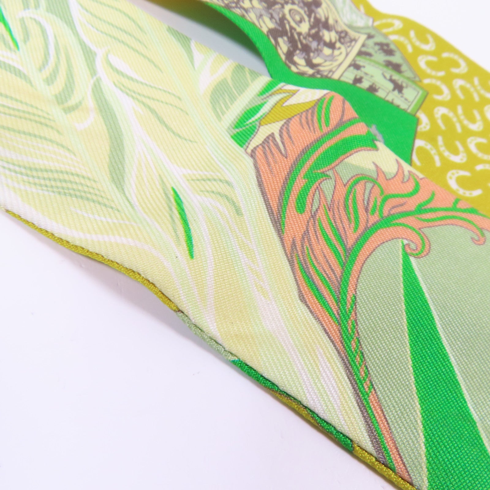 HERMES 絲質Twilly絲巾