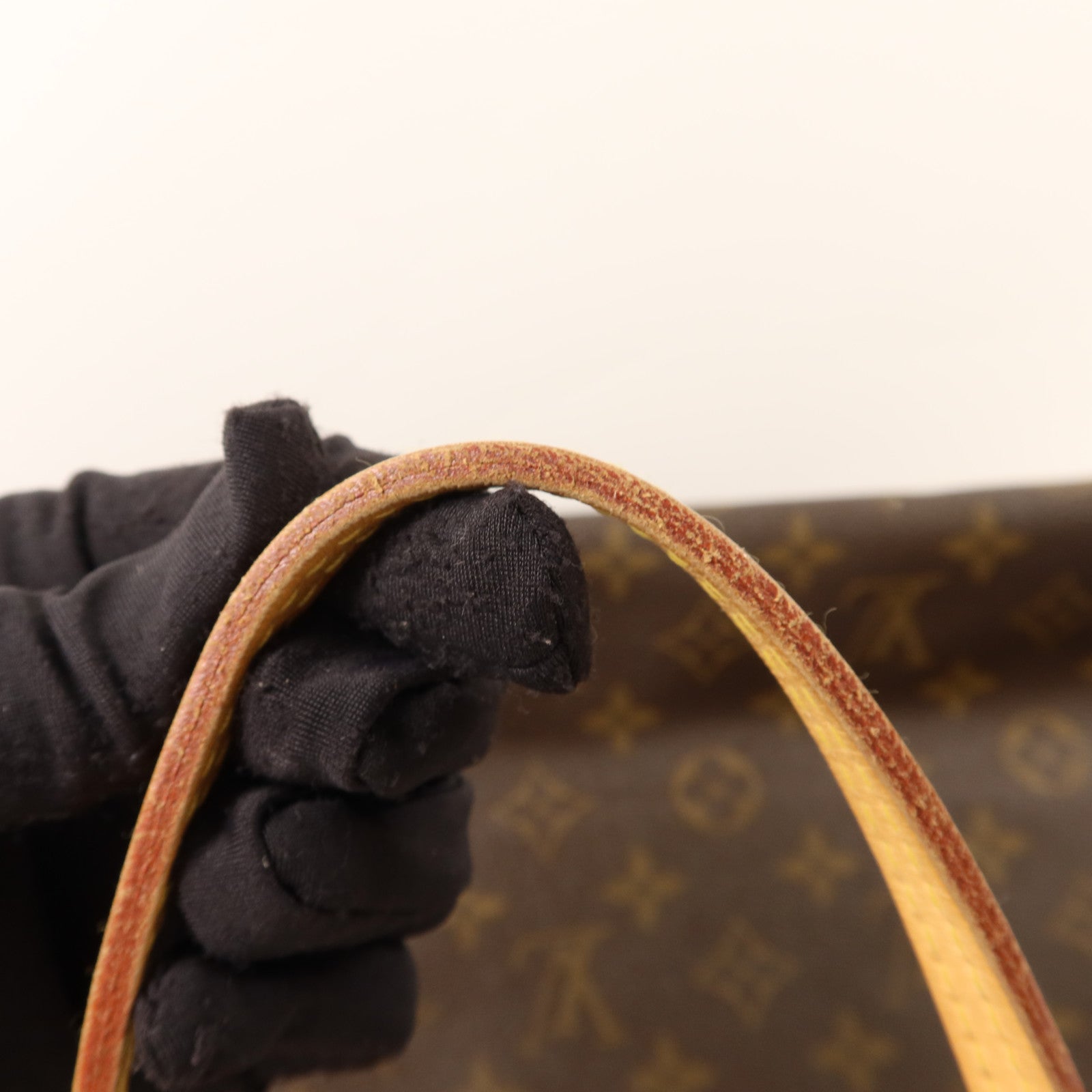 LOUIS VUITTON Monogram Neverfull GM金扣手挽袋