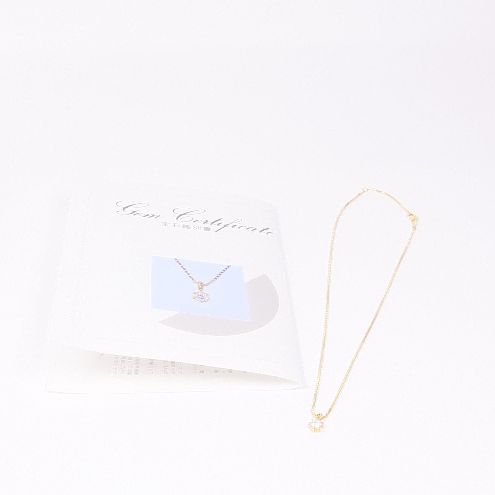 JEWELRY 18K黃金Diamond Necklace鑽石項鍊