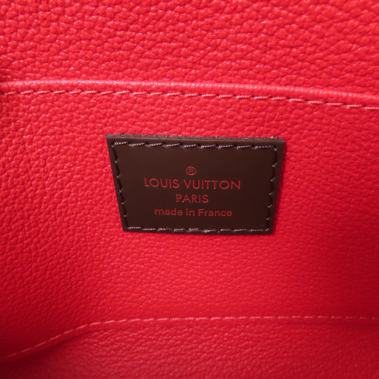 LOUIS VUITTON Damier Pochette金扣手拿包