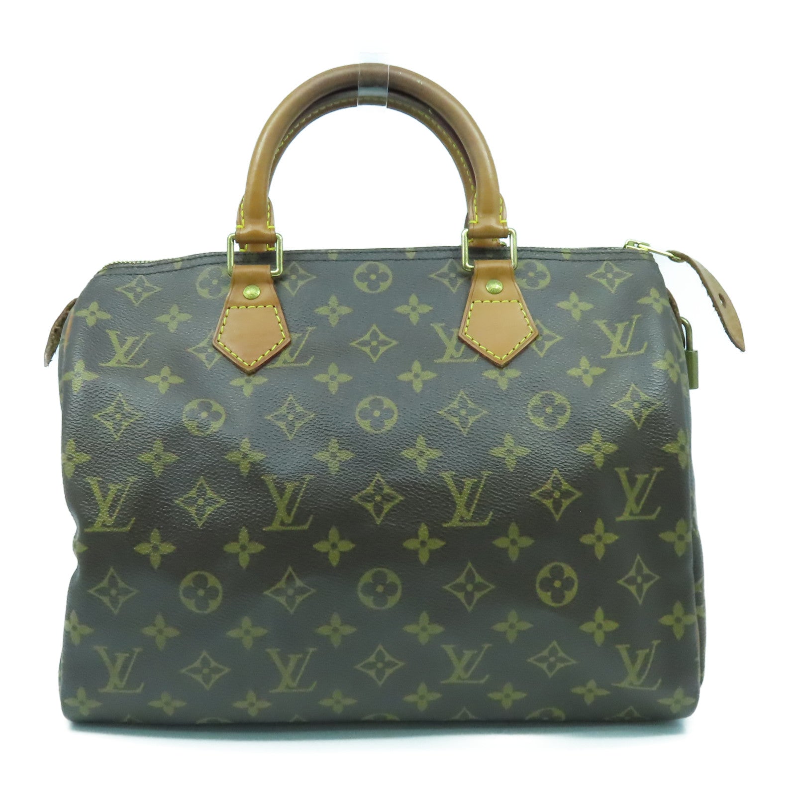 LOUIS VUITTON 【激減優惠】Monogram Speedy 30金扣手挽袋啡色