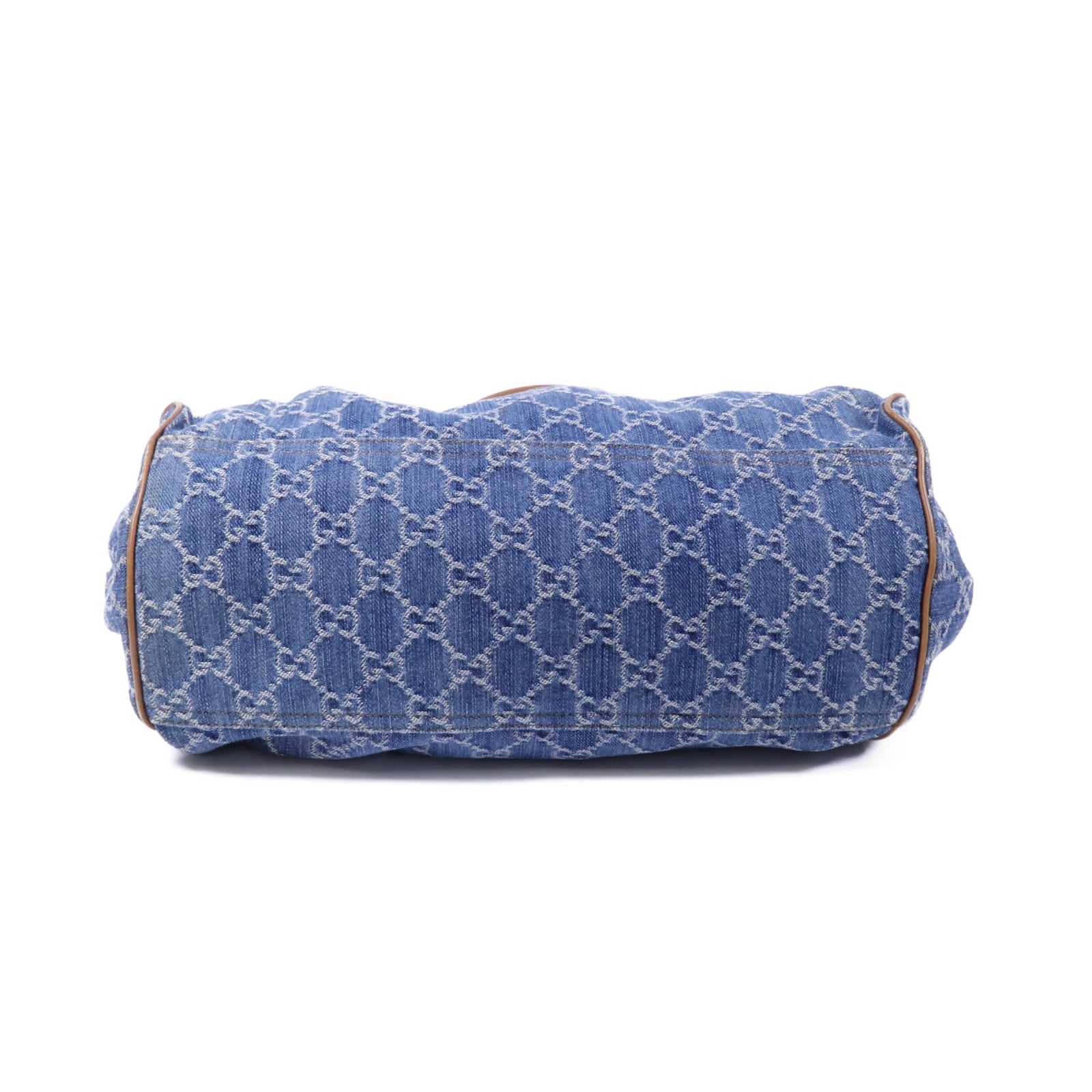 GUCCI 牛仔布Sukey金扣手挽肩背兩用袋