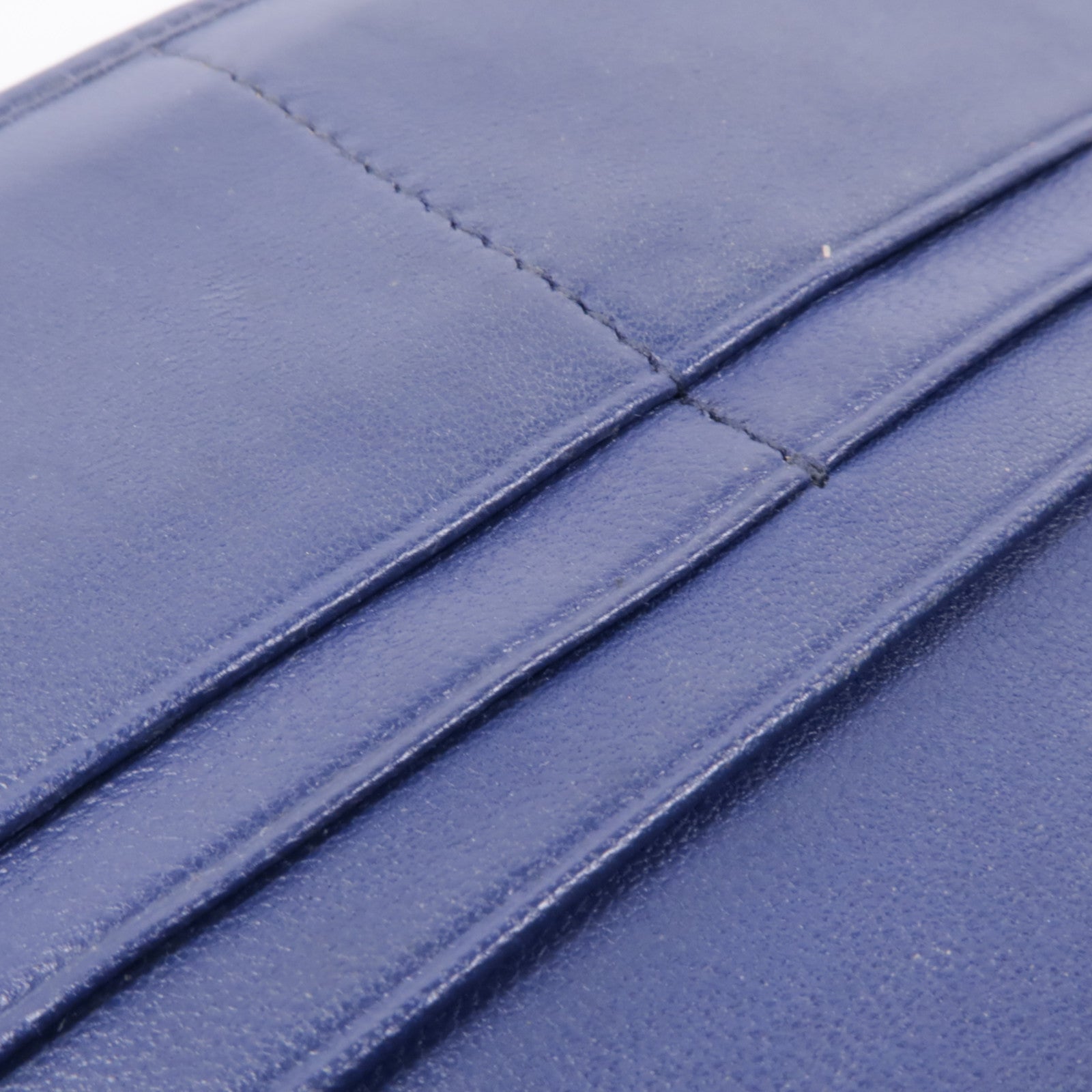 CHANEL 牛皮皮革Cambon Compact Long Wallet銀扣長錢包