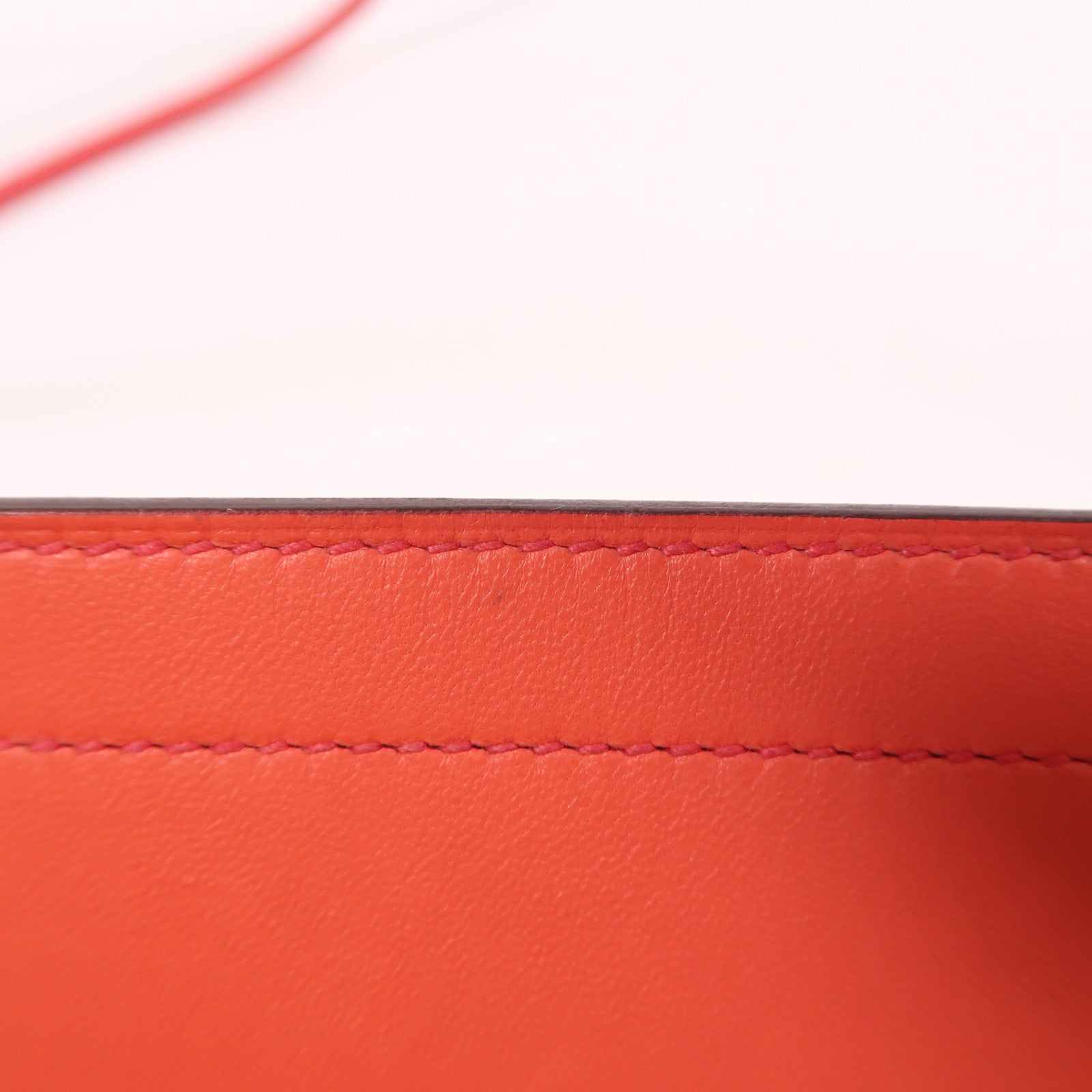 HERMES PHW Aline Mini Shoulder Bag Veau Swift Leather Rouge de Coeur Red